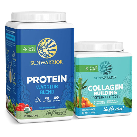 vegan-protein-powder-collagen-building-peptide-powder-bundle---unflavored-30-servings-protein-20-servings-collagen-peptide-1