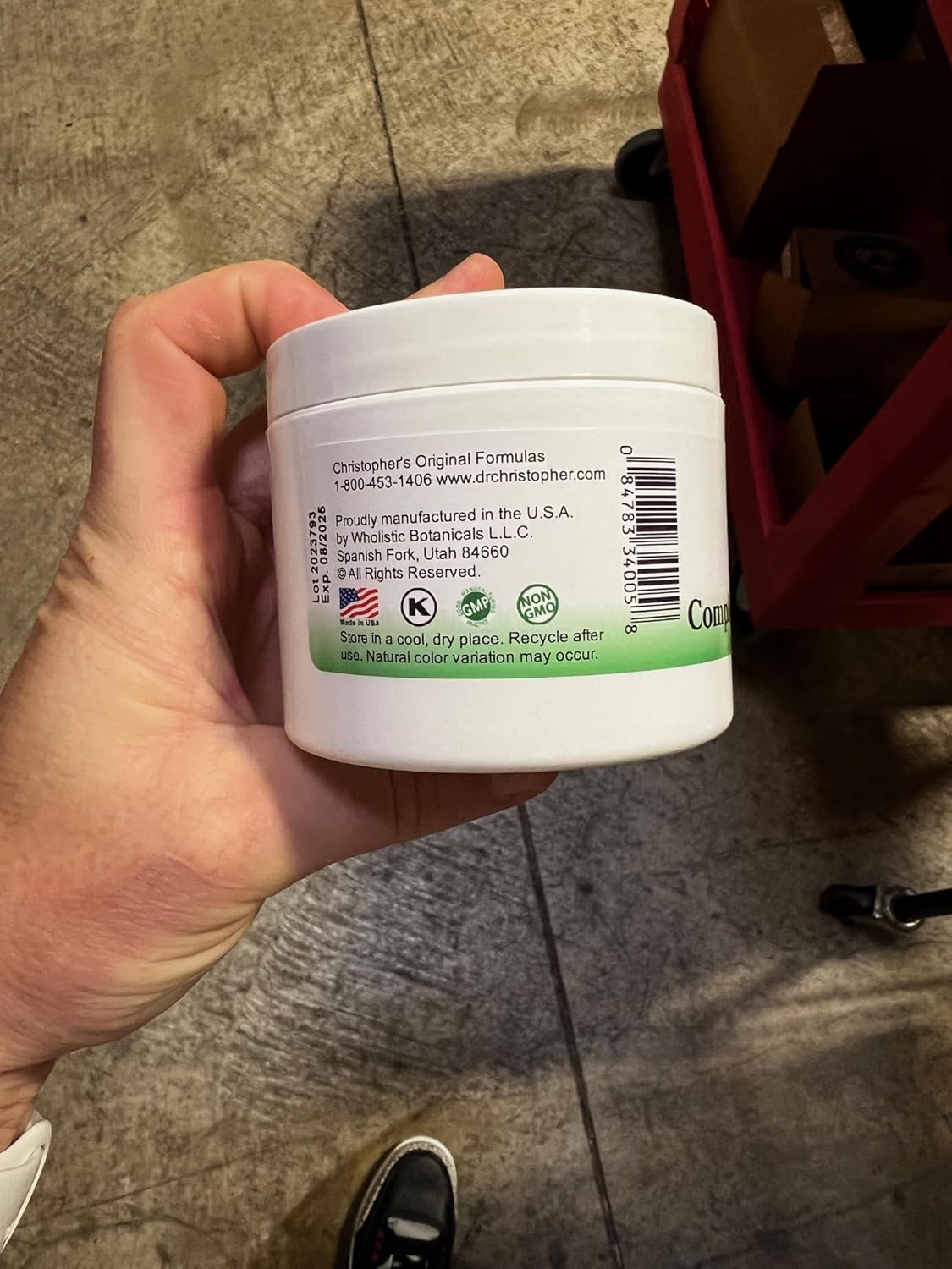 Complete Tissue and Bone Ointment by Dr. Christopher's Formula - 4 Ounce Jar - Espot.com.au