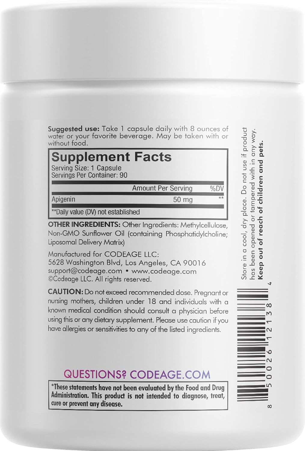 codeage-liposomal-apigenin-supplement---3-month-supply---daily-chamomile-extract---non-gmo-phospholipid-complex---vegan-blend---gluten-free---90-count-5
