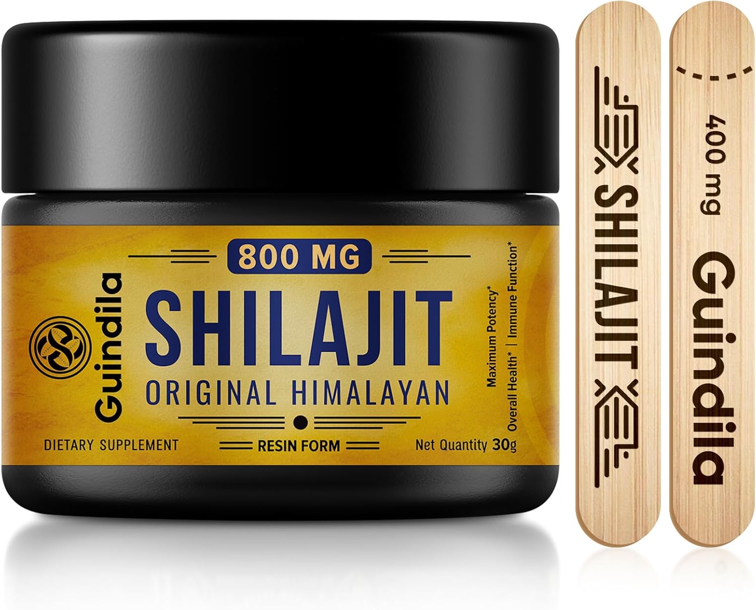 organic-guindila-shilajit-800mg-supplement---pure-himalayan-resin-with-85-trace-minerals-fulvic-acid-for-energy-immunity-boost---30g-1
