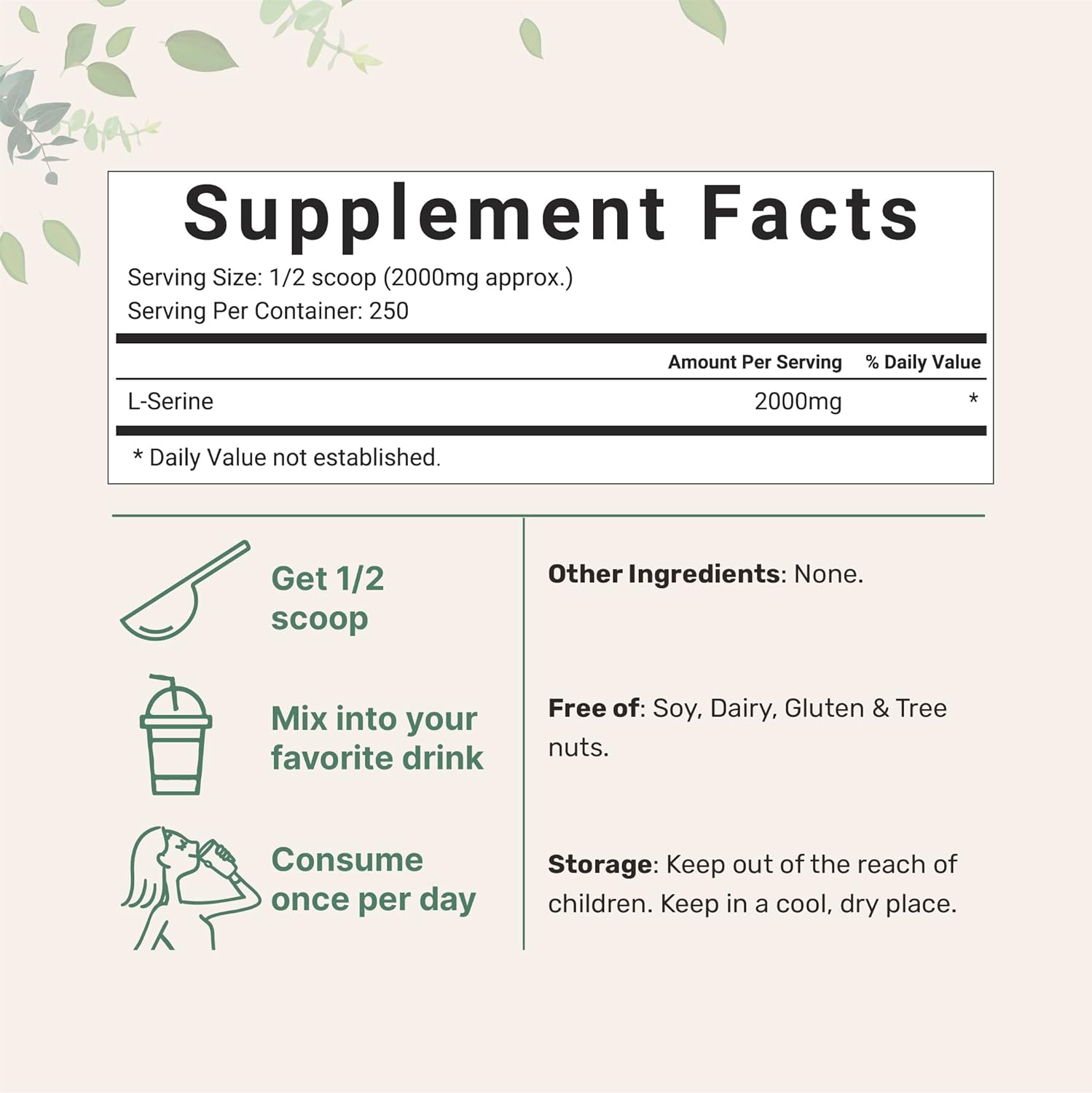 500g-micro-ingredients-pure-l-serine-powder---filler-free-brain-health-supplement-for-l-cystine-l-tryptophan-production-water-soluble-non-gmo-gluten-free---250-day-supply-2