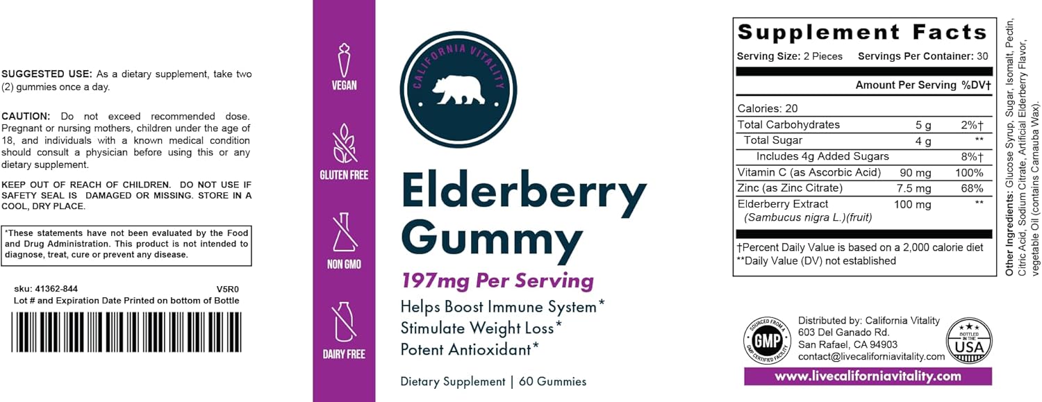 california-vitality-elderberry-gummies---197mg-per-serving-60-gummies---with-vitamin-c-zinc---usa-made-vegan-non-gmo-6