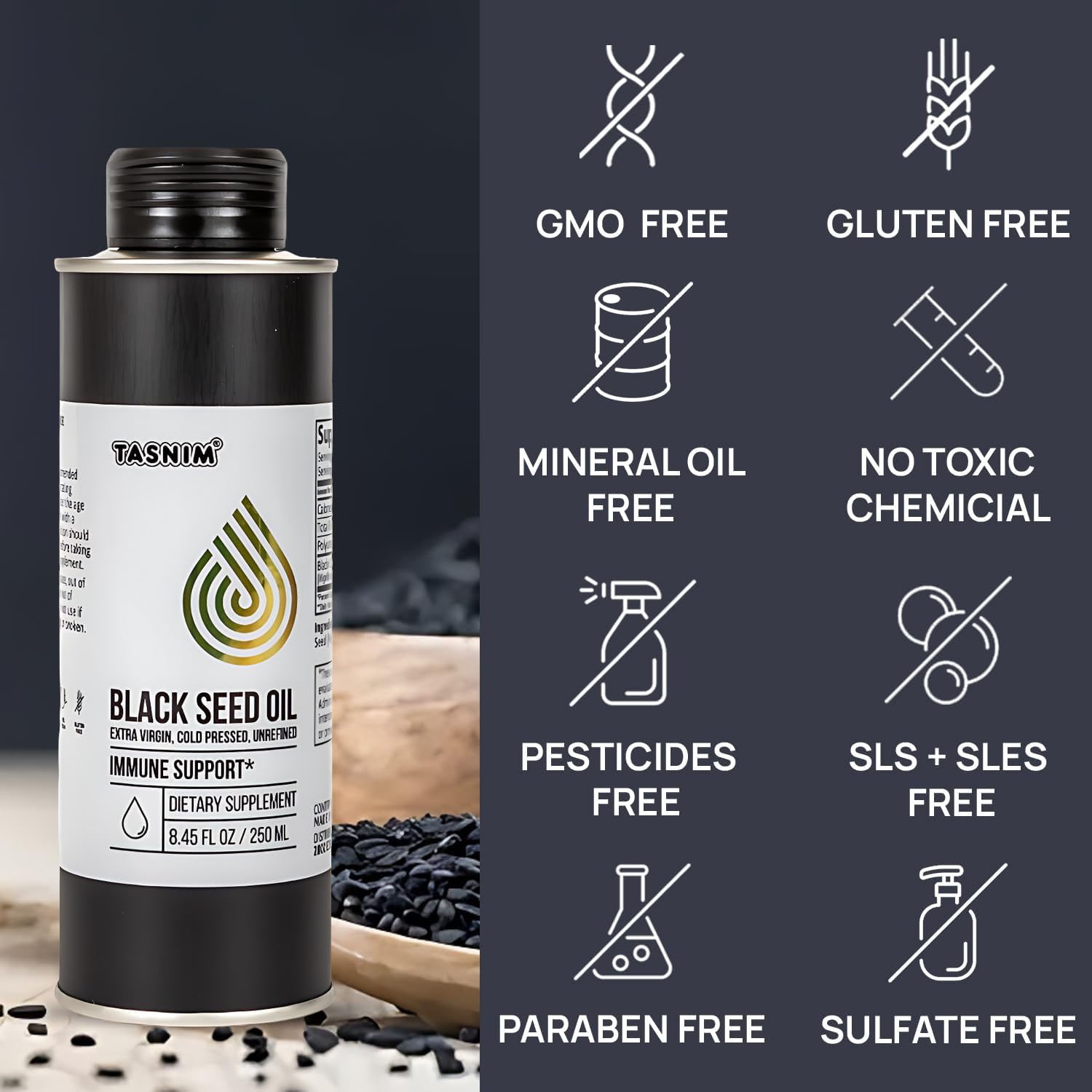 organic-ethiopian-black-seed-oil-cold-pressed-for-immune-support---high-potency-thymoquinone-for-skin-hair-overall-health---845-oz-unrefined-black-cumin-seed-oil---gluten-free---tasnim-3