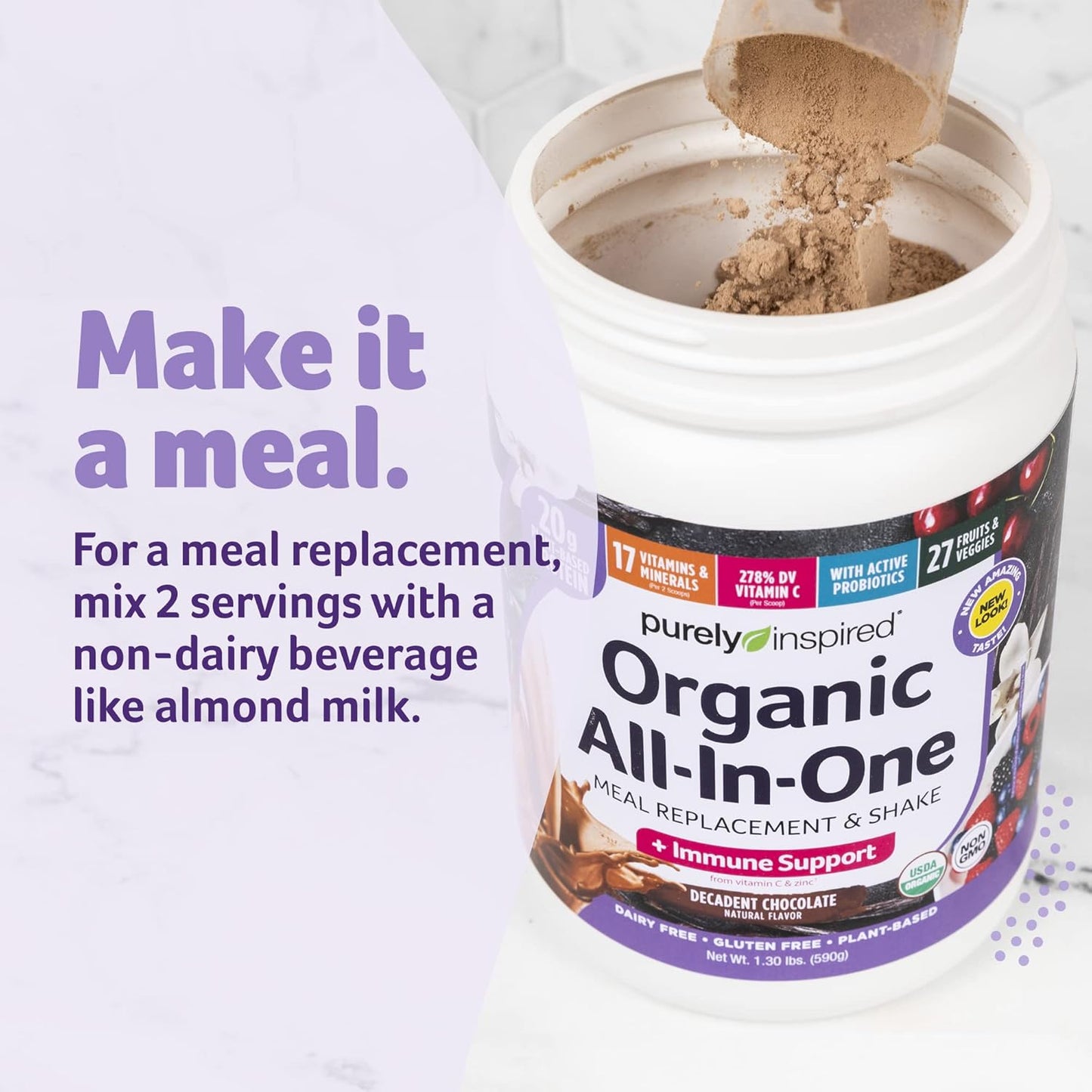 organic-plant-based-vegan-protein-powder-decadent-chocolate-flavor---meal-replacement-shake-for-men-women---gluten-free-14-servings-5