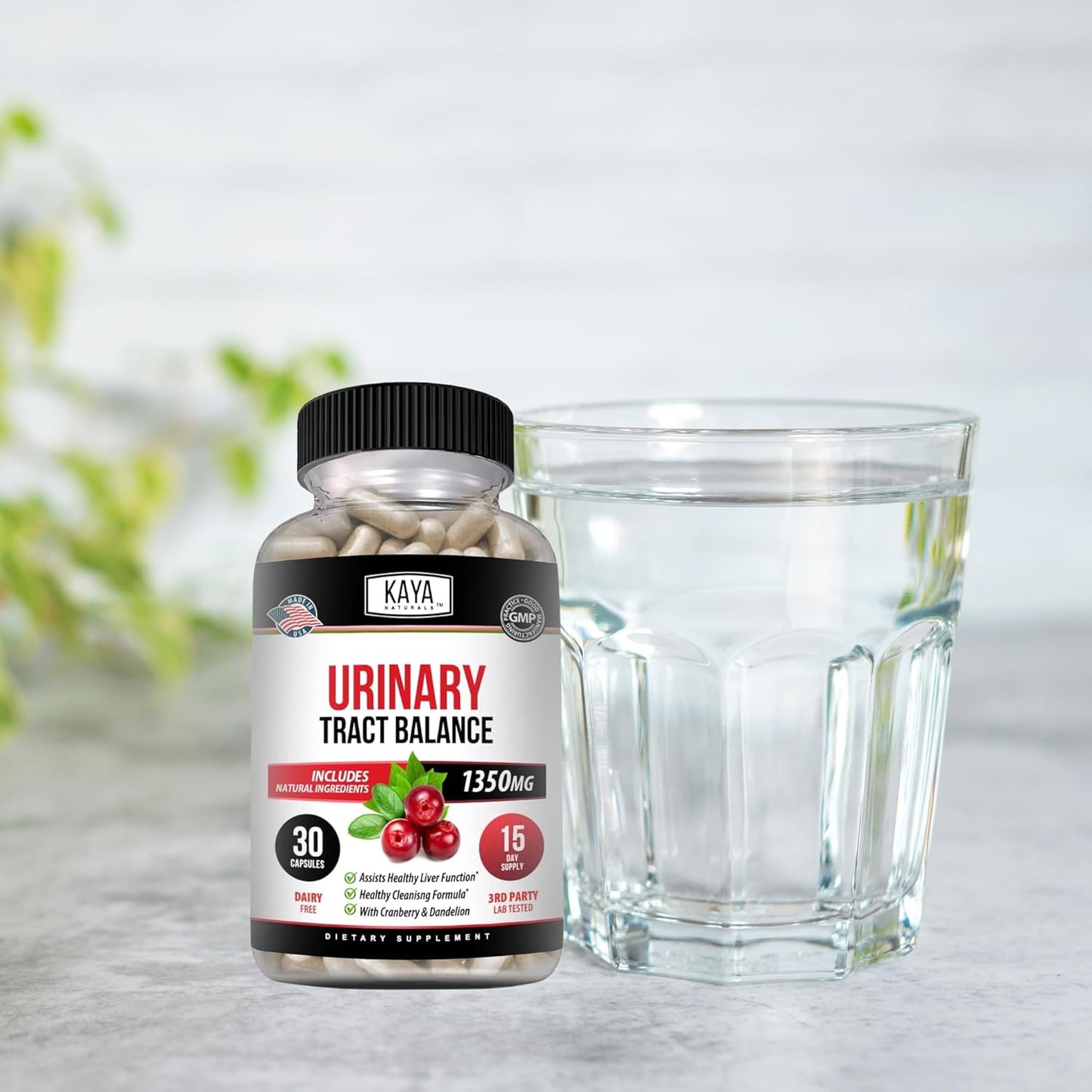D-Mannose Capsules with Cranberry for Urinary Tract Cleanse - Bladder Health Supplement with Hibiscus & Dandelion Root - 30 Veggie Capsules - Espot.com.au