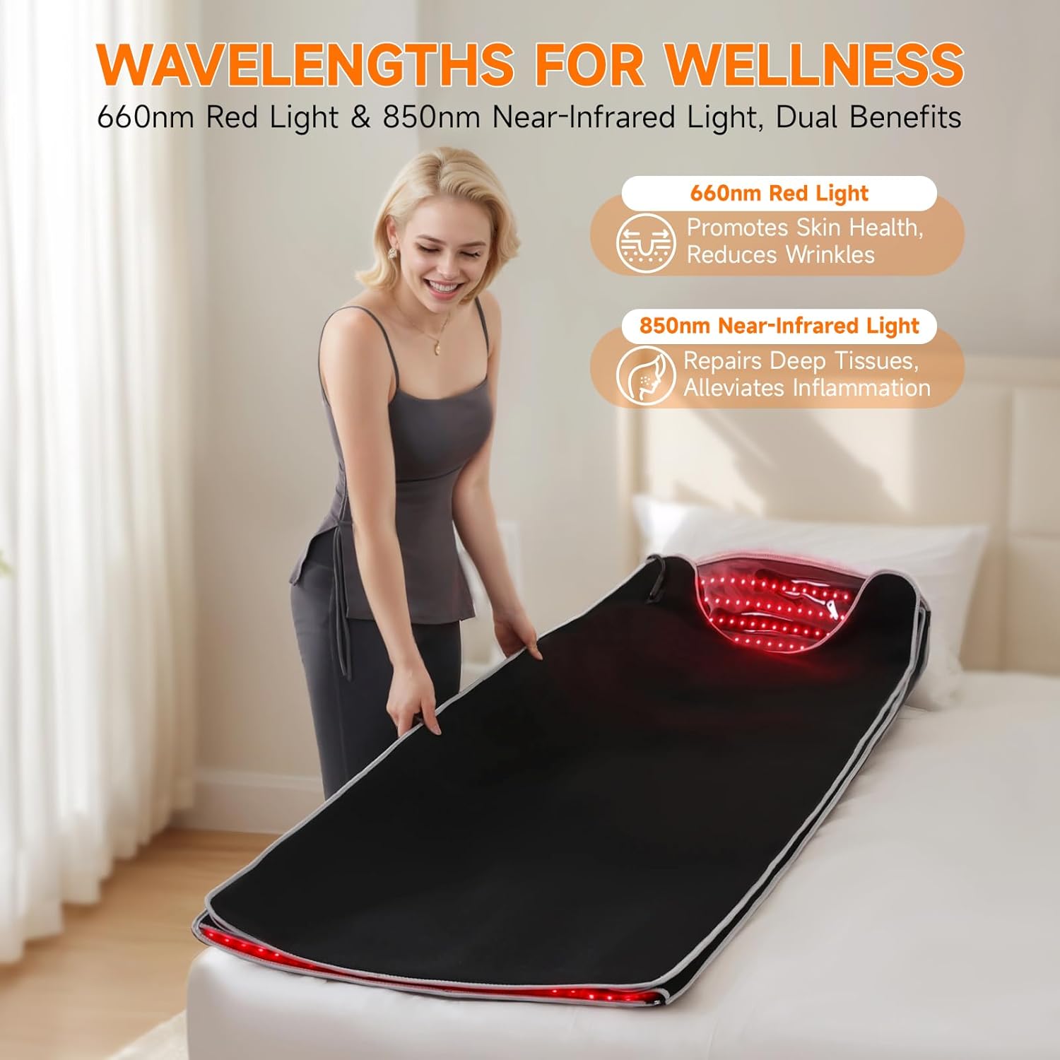 tekwoov-red-light-therapy-mat-with-3300-leds---infrared-blanket-for-full-body-pain-relief-energy-sleep-and-recovery---75x-35-sleep-bag-for-home-therapy-2