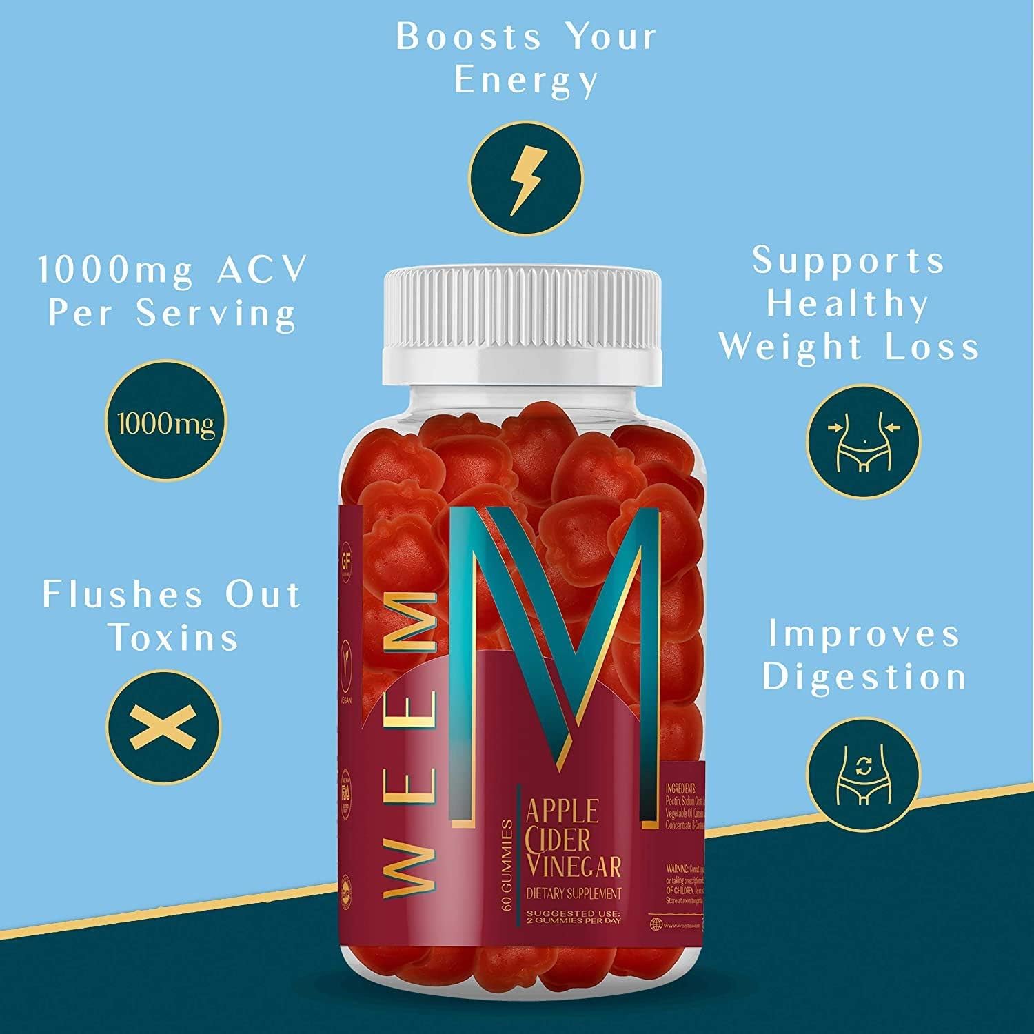 premium-apple-cider-vinegar-gummies-with-folic-acid-and-vitamin-b12---vegan-detox-weight-support-supplement-for-men-and-women---gluten-free-natural---digestion-aid-3