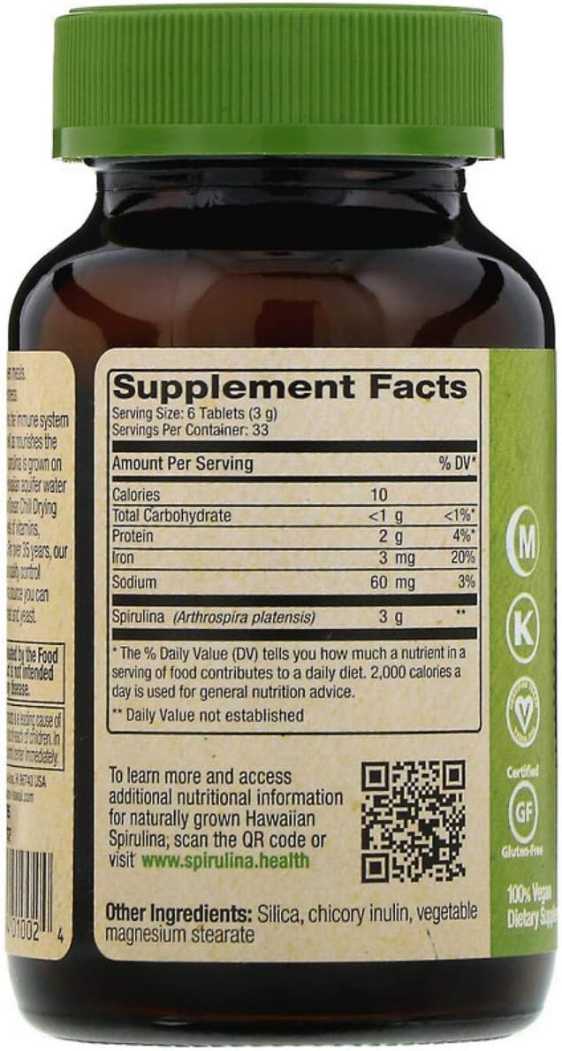 2-pack-nutrex-pure-hawaiian-spirulina-tablets---500mg-200-count---energy-boost-immune-support---vegan-non-gmo-superfood-from-hawaii-2