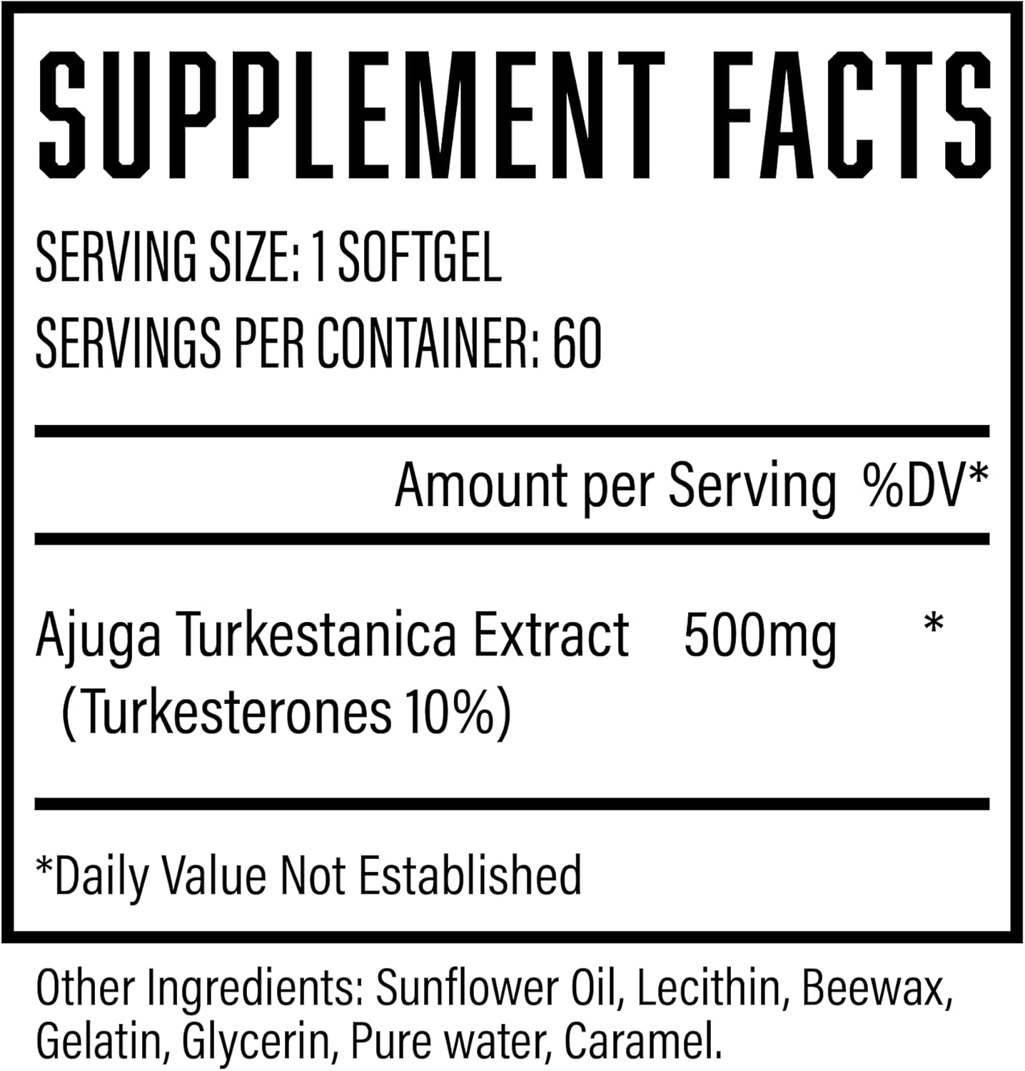 500mg-turkesterone-supplement---enhance-lean-muscle-mass-exercise-performance-recovery---ajuga-turkestanica-extract-softgels-8