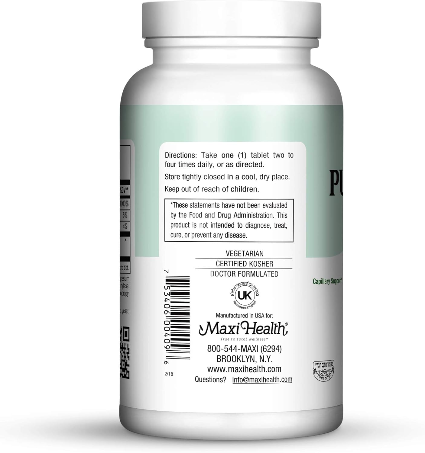 maxi-health-pure-c-bio-600-supplement-with-bioflavonoids-for-immune-capillary-support---90-tablets---kosher-certified-3