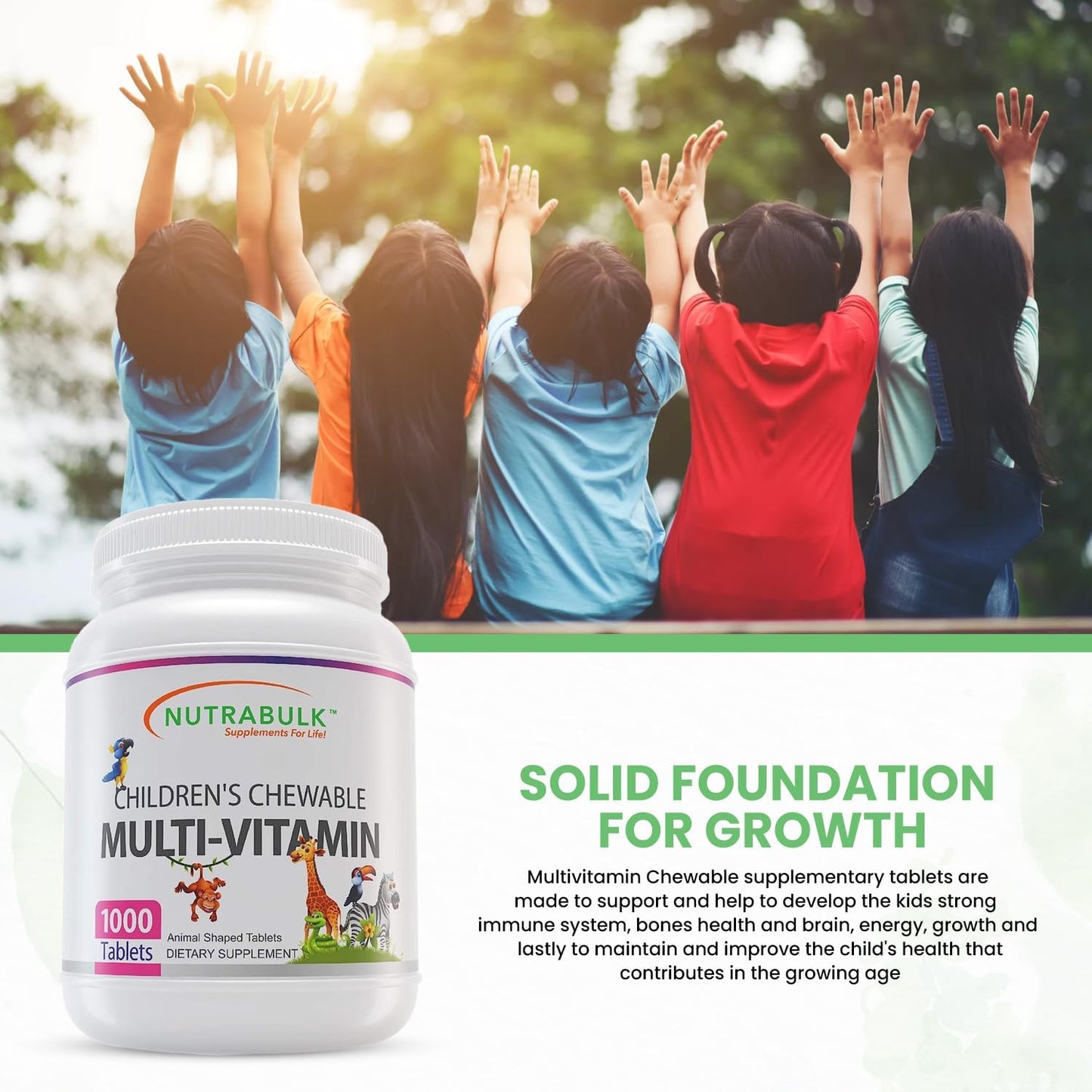 usa-made-nutrabulk-childrens-chewable-multi-vitamins---vegan-gluten-free---1000-cherry-tablets-for-immune-bone-brain-overall-well-being-support-2