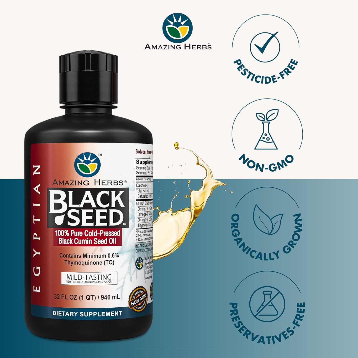 organic-cold-pressed-black-seed-oil---32-fl-oz-bottle---gluten-free-non-gmo---supports-digestive-health-immune-system-brain-function---mild-flavor-3