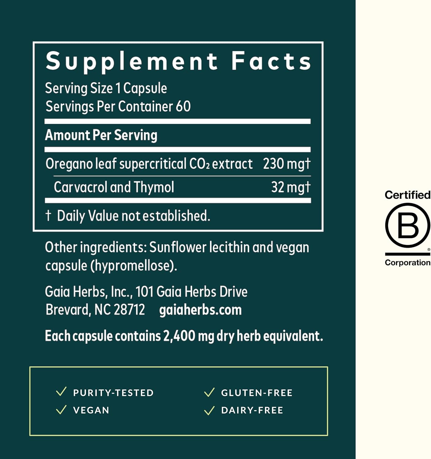 organic-oil-of-oregano-capsules---immune-support-with-carvacrol-thymol---60-vegan-liquid-pills-for-overall-well-being---gaia-herbs-supplement-2