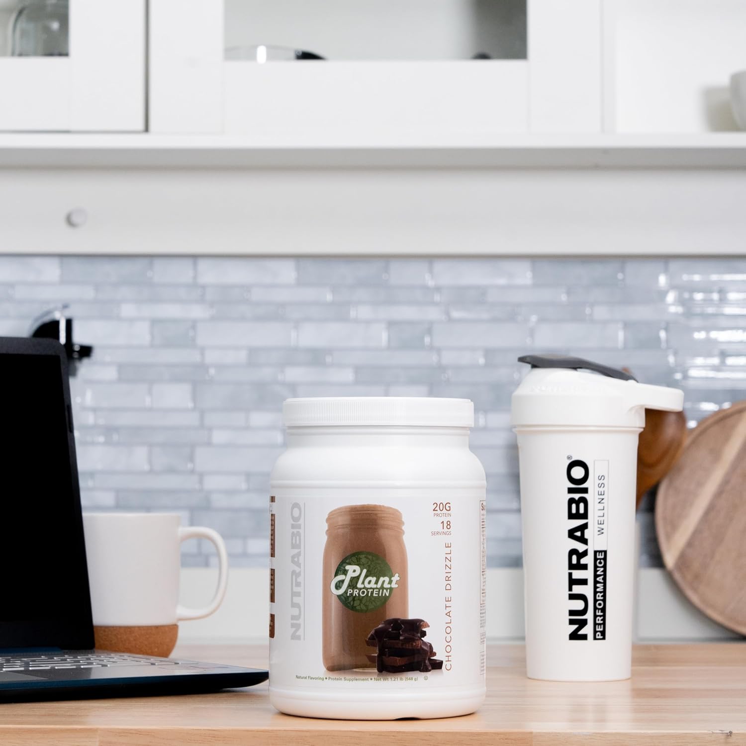 organic-chocolate-drizzle-plant-protein-powder---vegan-formula-with-20g-protein-per-scoop---lactose-and-dairy-free---18-servings-4