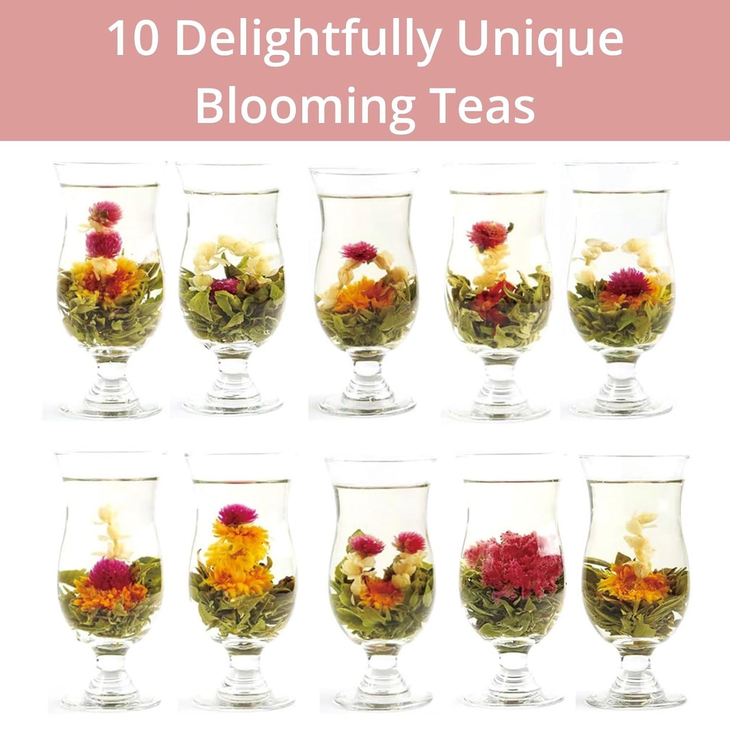 blooming-tea-flowers-gift-set---10-unique-varieties-flowering-tea-balls---handmade-flower-tea---perfect-gift-for-tea-lovers---anniversary-valentine-birthday---blooming-green-tea-with-flowers-5