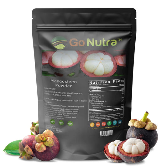 Organic Mangosteen Powder - Pure Superfood Powder from Mangosteen Pericarp, Rich in Antioxidants for Yogurts, Juice, Smoothies, Non-GMO, Vegan - 1lb - Espot.com.au