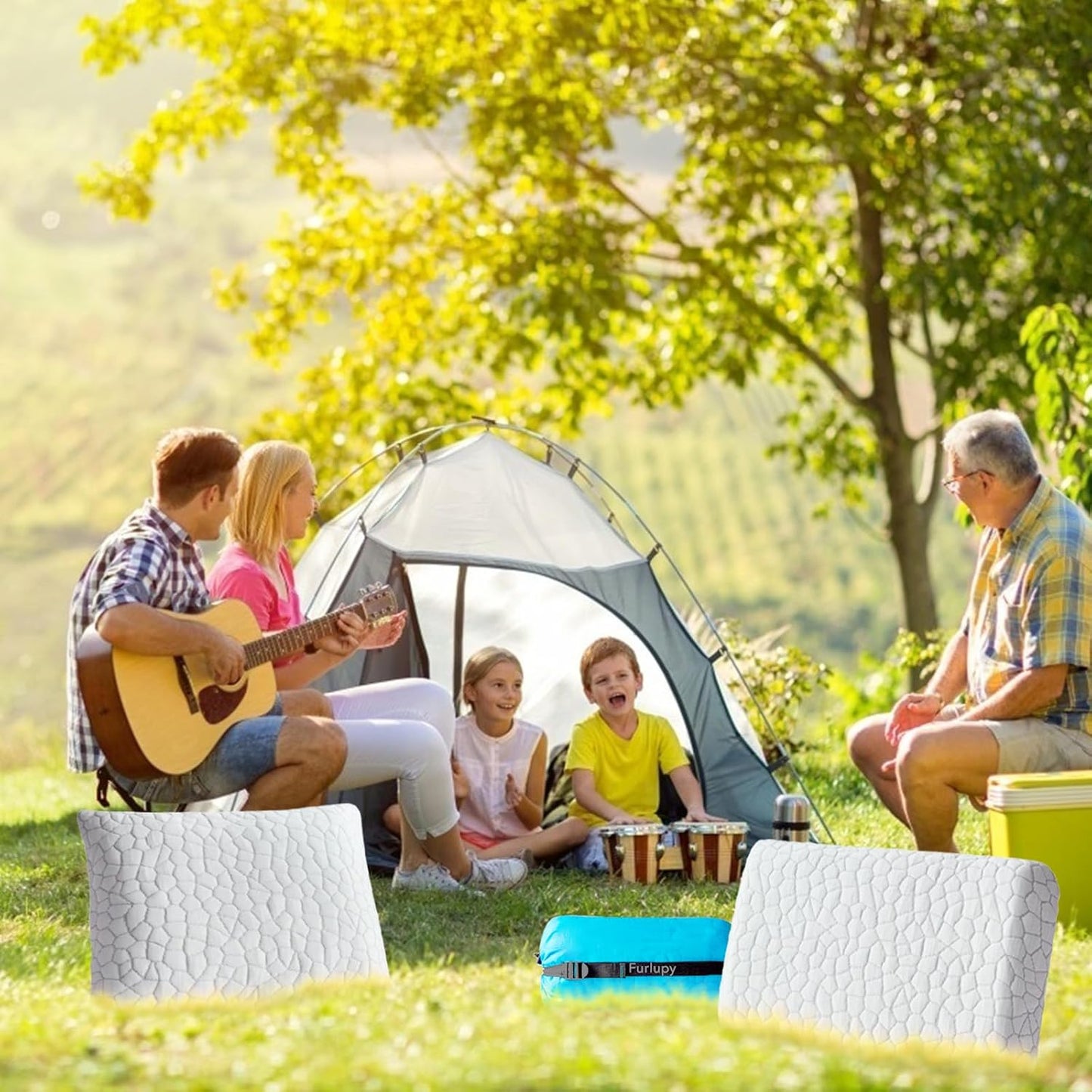 adjustable-shredded-gel-memory-foam-pillow-for-travel-camping---portable-small-pillow-for-office-nap-car-airplane---contoured-support-for-backpacking-adventures-7