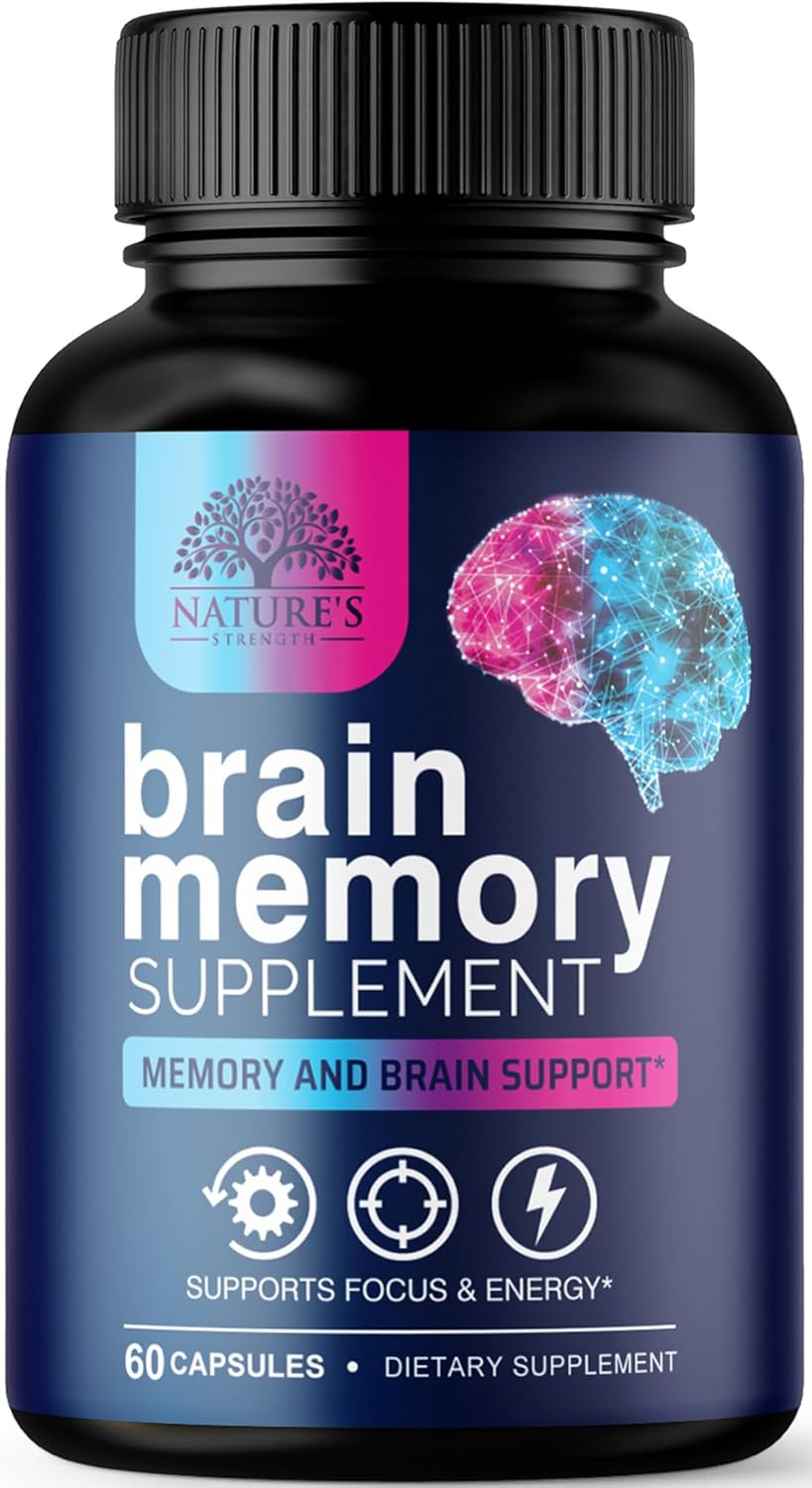 advanced-brain-health-memory-vitamins-with-bacopa-dmae---cognitive-formula-for-focus-energy-clarity---support-concentration-with-natures-strength-supplements---60-capsules-1