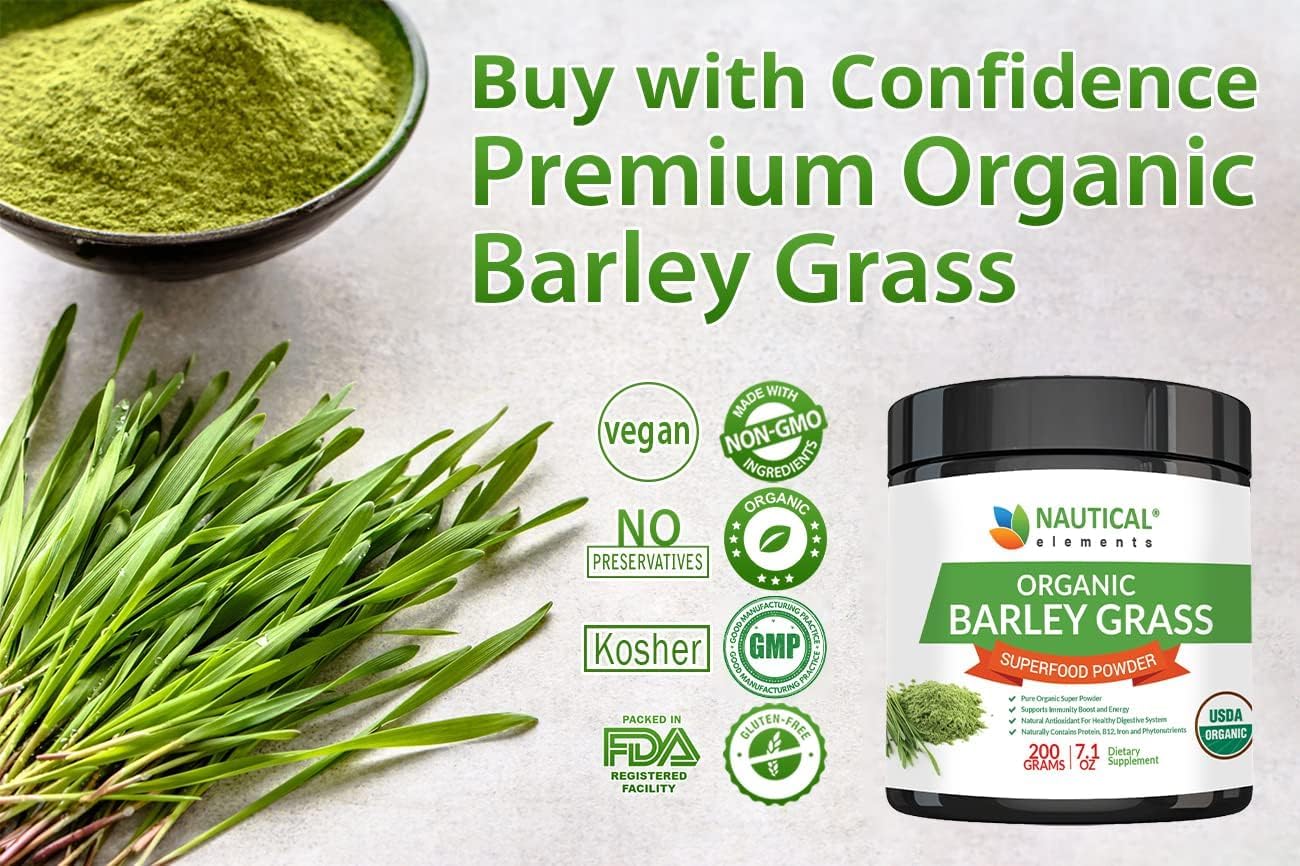 usda-certified-organic-nautical-elements-barley-grass-powder---vegan-non-gmo---rich-in-antioxidants-protein-fiber-minerals---200-grams-4