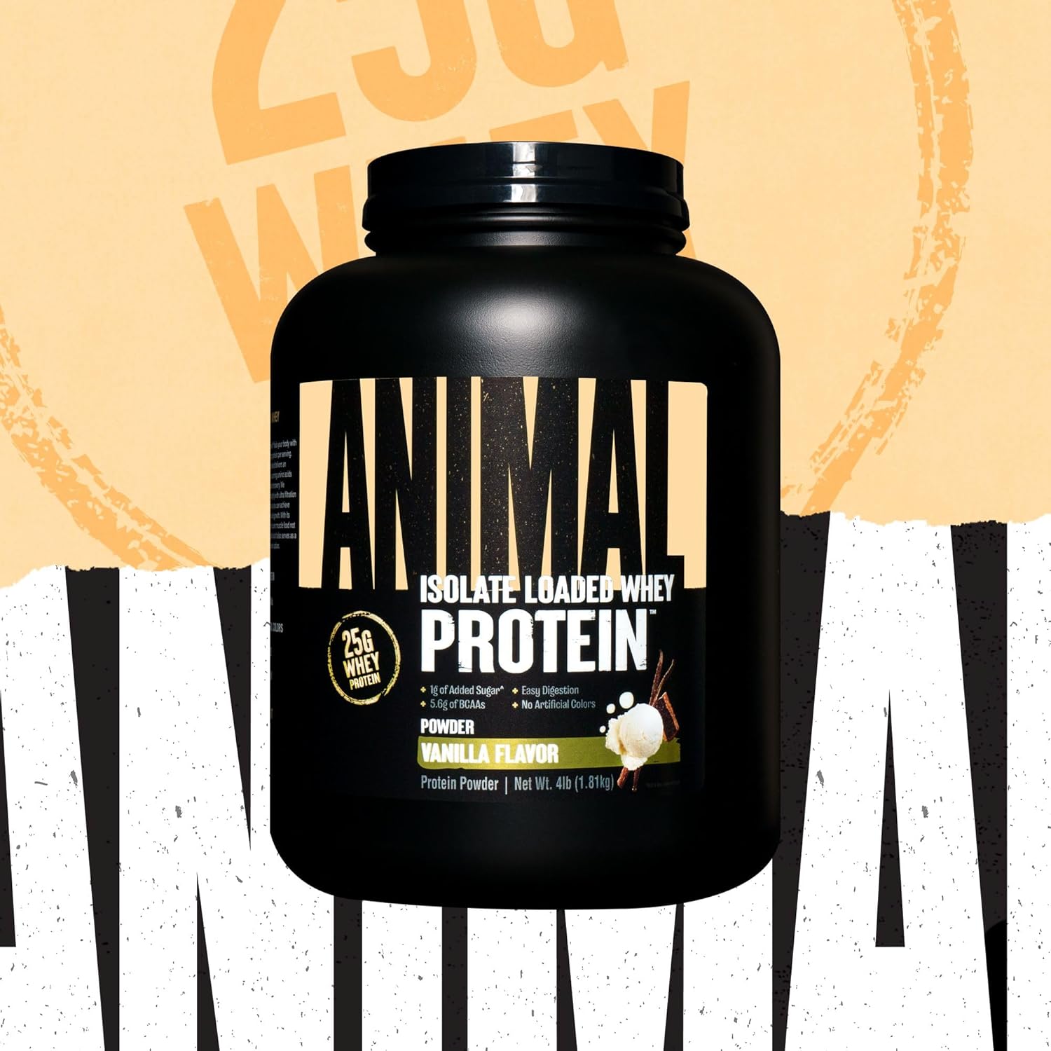 vanilla-animal-whey-isolate-protein-powder---ideal-muscle-builder-and-recovery-supplement-with-digestive-enzymes---25g-protein-low-sugar---4-lbs-for-men-women-3