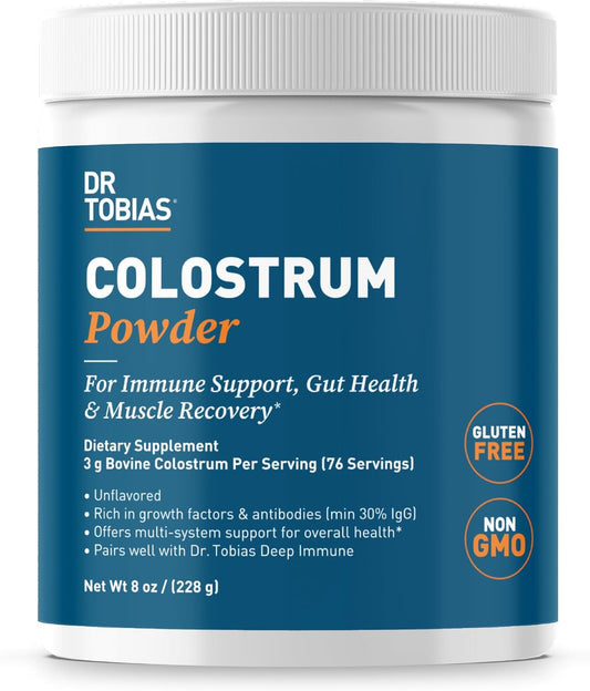 premium-bovine-colostrum-powder-supplement---immune-support-gut-health-muscle-recovery---3g-per-serving-30-igg---unflavored---8-oz-76-servings-1
