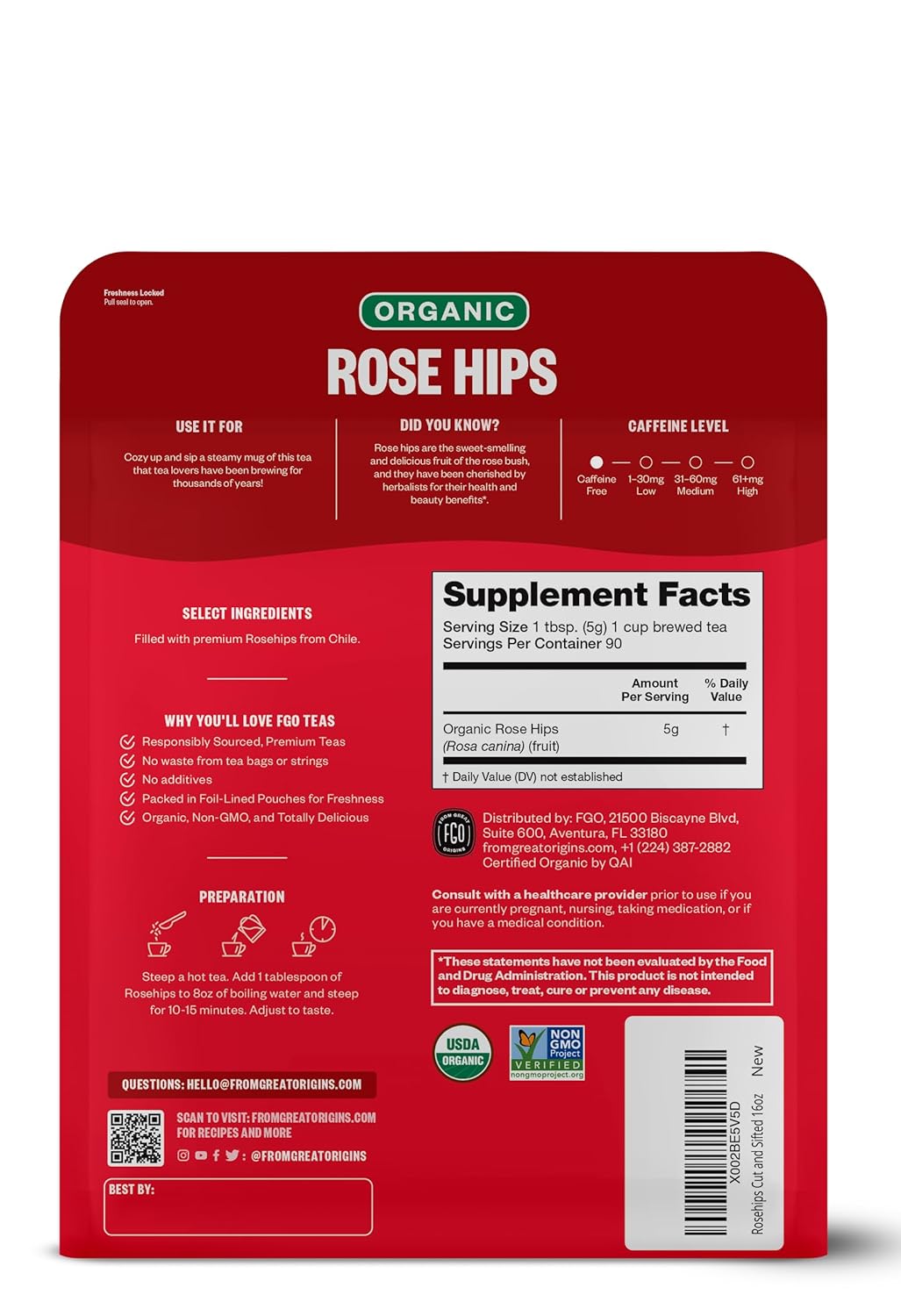 organic-rosehips-tea---cut-and-sifted-16-oz-resealable-bag---fgo-pack-of-1-2