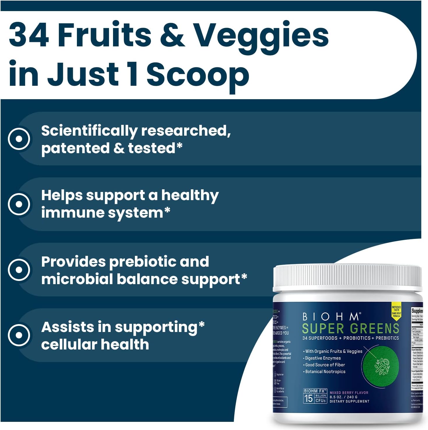 biohm-mixed-berry-super-greens-powder-with-digestive-enzymes---antioxidant-veggie-mix-with-34-superfoods-prebiotics-probiotics-and-spirulina-30-servings-3