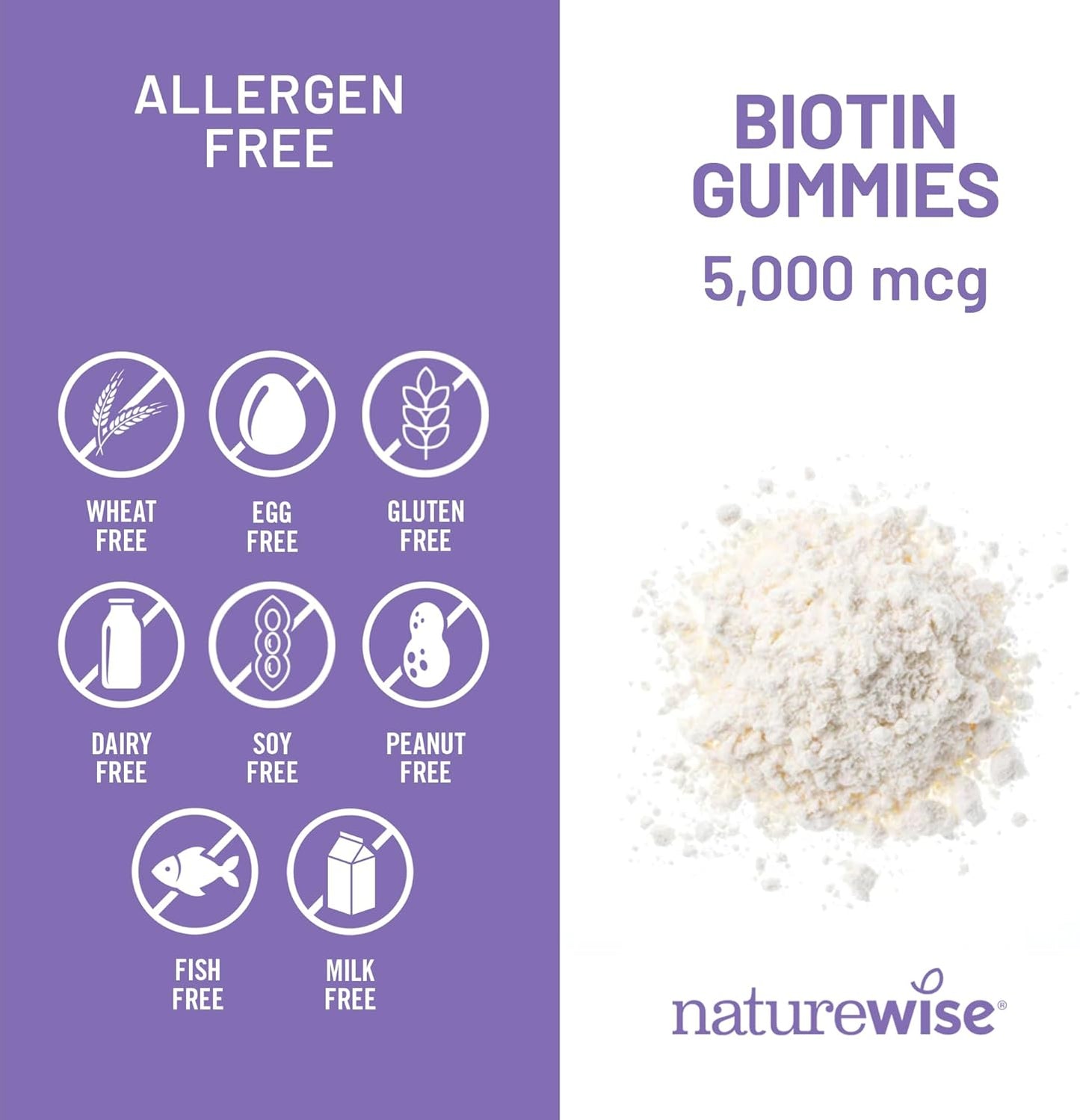 biotin-gummies-for-hair-skin-and-nails---5000mcg-vitamin-b7-supplement---supports-natural-beauty---strawberry-kiwi-flavor---vegan-non-gmo-gluten-free---60-count-5