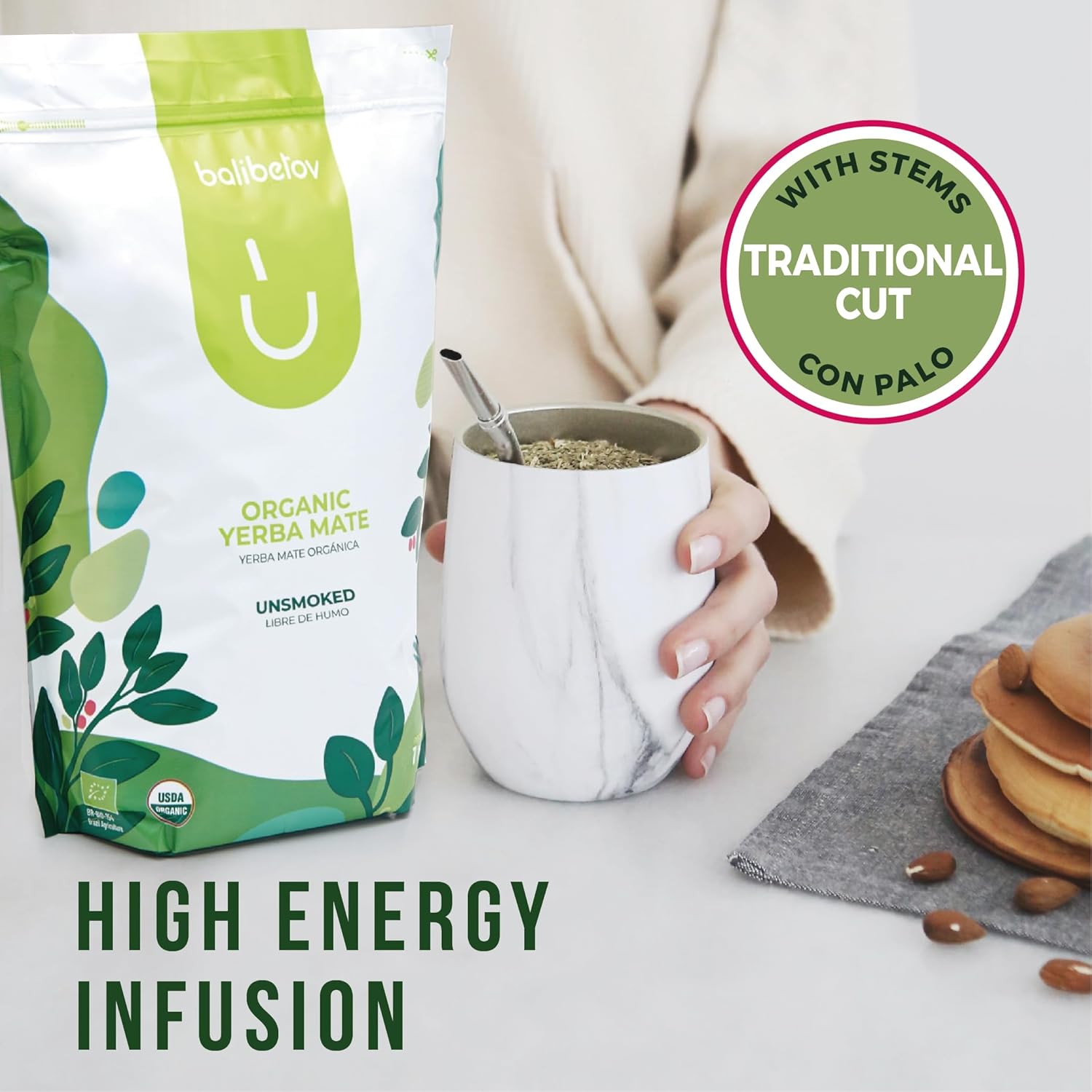 organic-yerba-mate-tea-loose-leaf---22-lb-bag---traditional-cut-for-high-energy---unsmoked-artisanal-blend---gluten-free-vegan-friendly---hot-or-cold-drink---22-pounds-pack-of-1-2