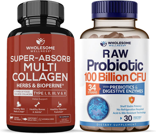 organic-multi-collagen-pills-with-probiotics-bundle---dr-formulated-for-men-women-and-adults---enhanced-with-organic-herbs-and-bioperine---100-billion-cfu-1