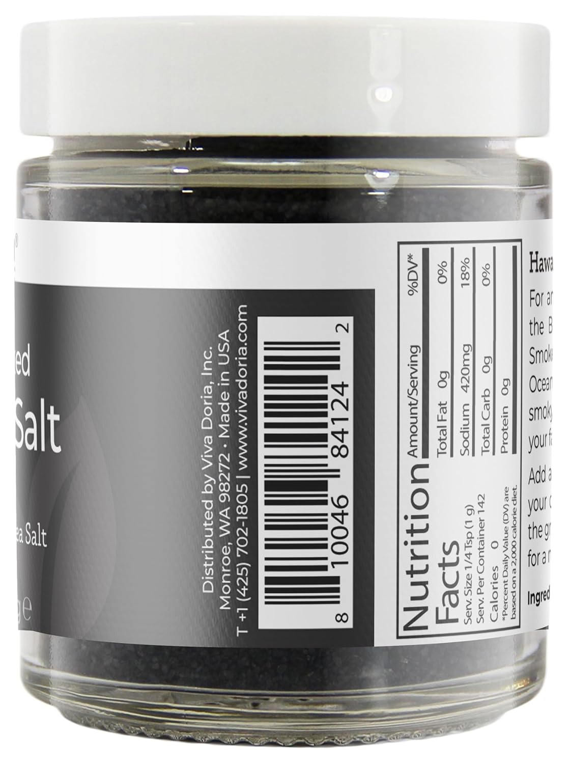 hawaiian-smoked-black-lava-sea-salt---fine-grain-5-oz-glass-jar-by-viva-doria-2