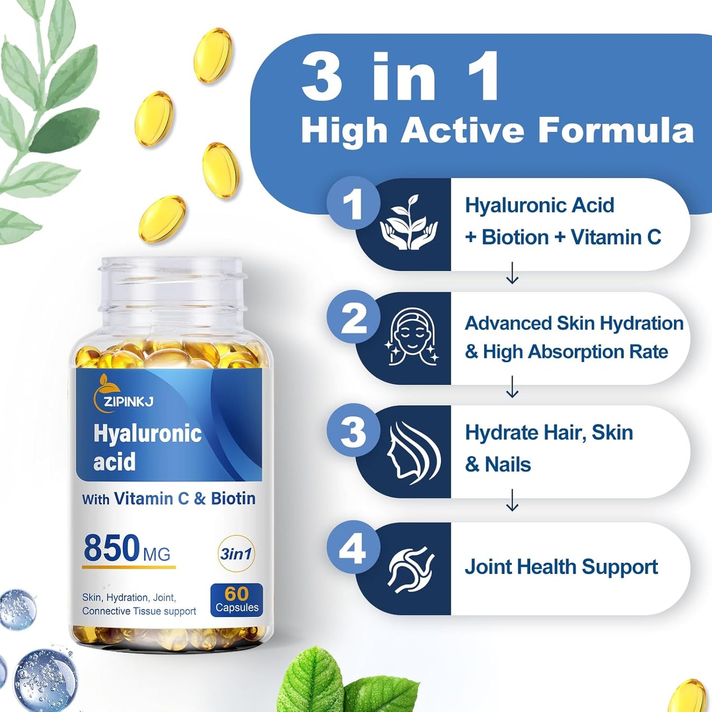 850mg-hyaluronic-acid-supplements-with-5000mcg-biotin-25mg-vitamin-c---joint-health-anti-aging-skin-hydration---60-softgels-3