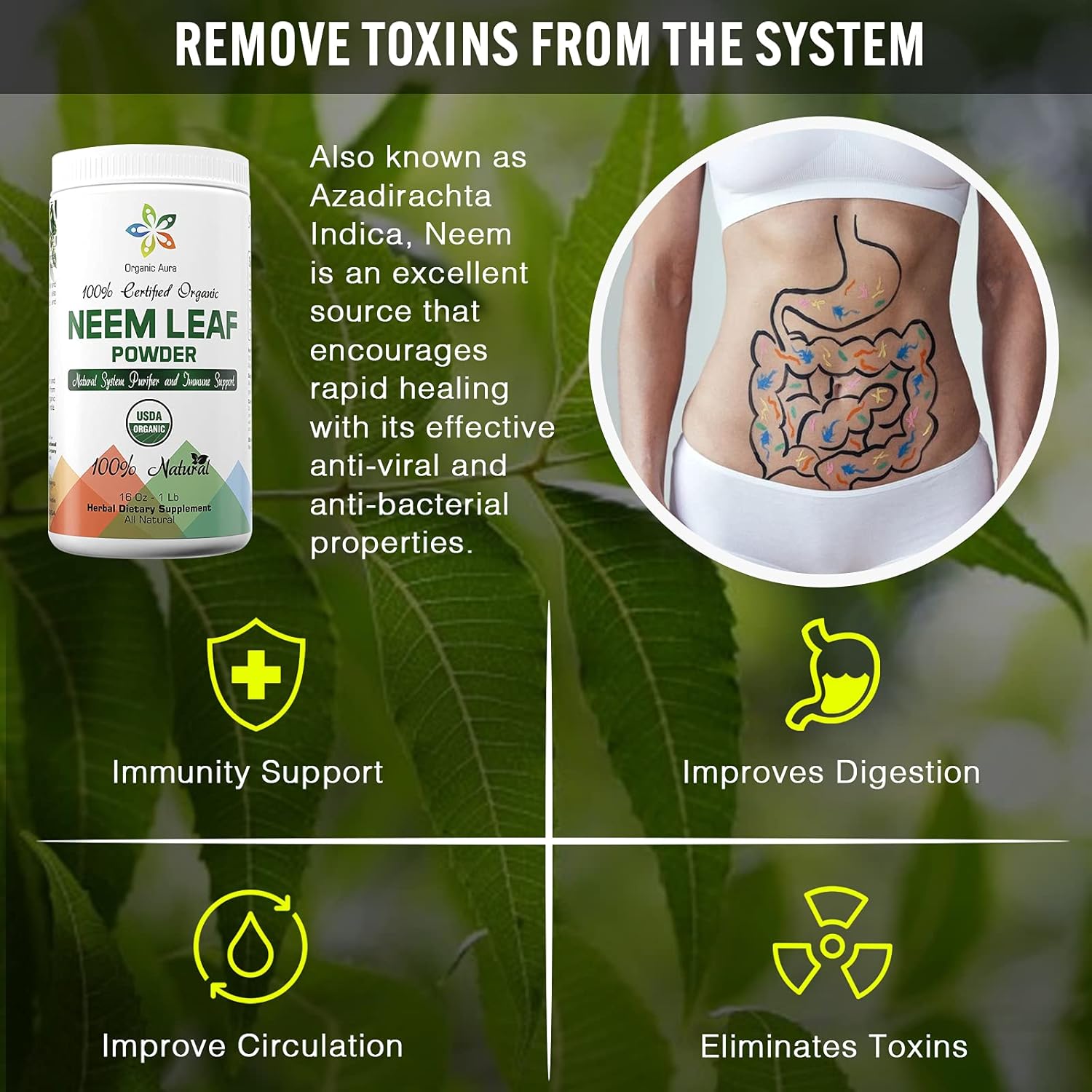 usda-certified-organic-neem-leaf-powder---100-pure-raw-green-neem-for-immune-support-skin-hair-antioxidants-and-detox---by-organic-aura-international-6