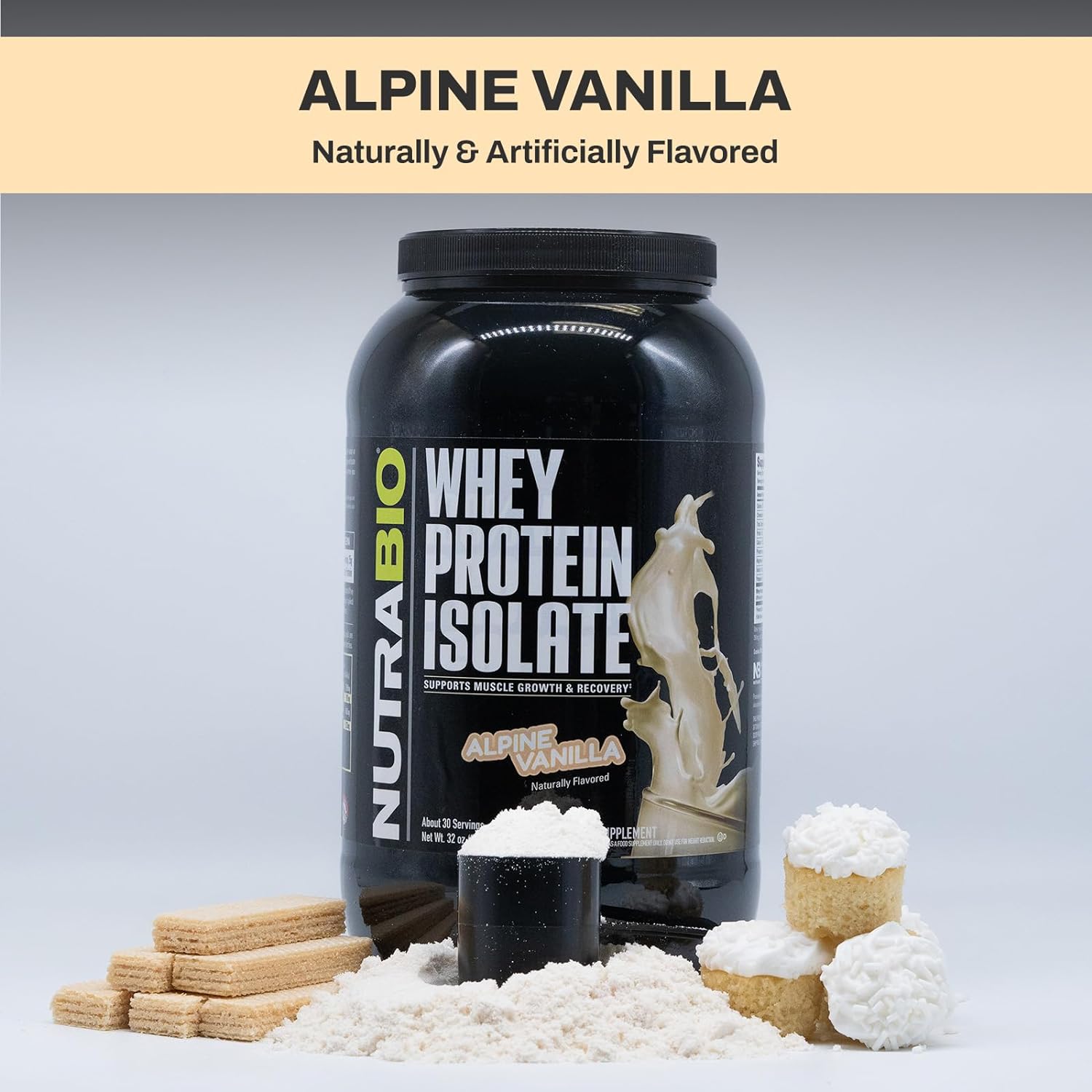 alpine-vanilla-nutrabio-whey-protein-isolate-powder---25g-protein-per-scoop---complete-amino-acid-profile---soy-gluten-free---non-gmo---2lbs-7
