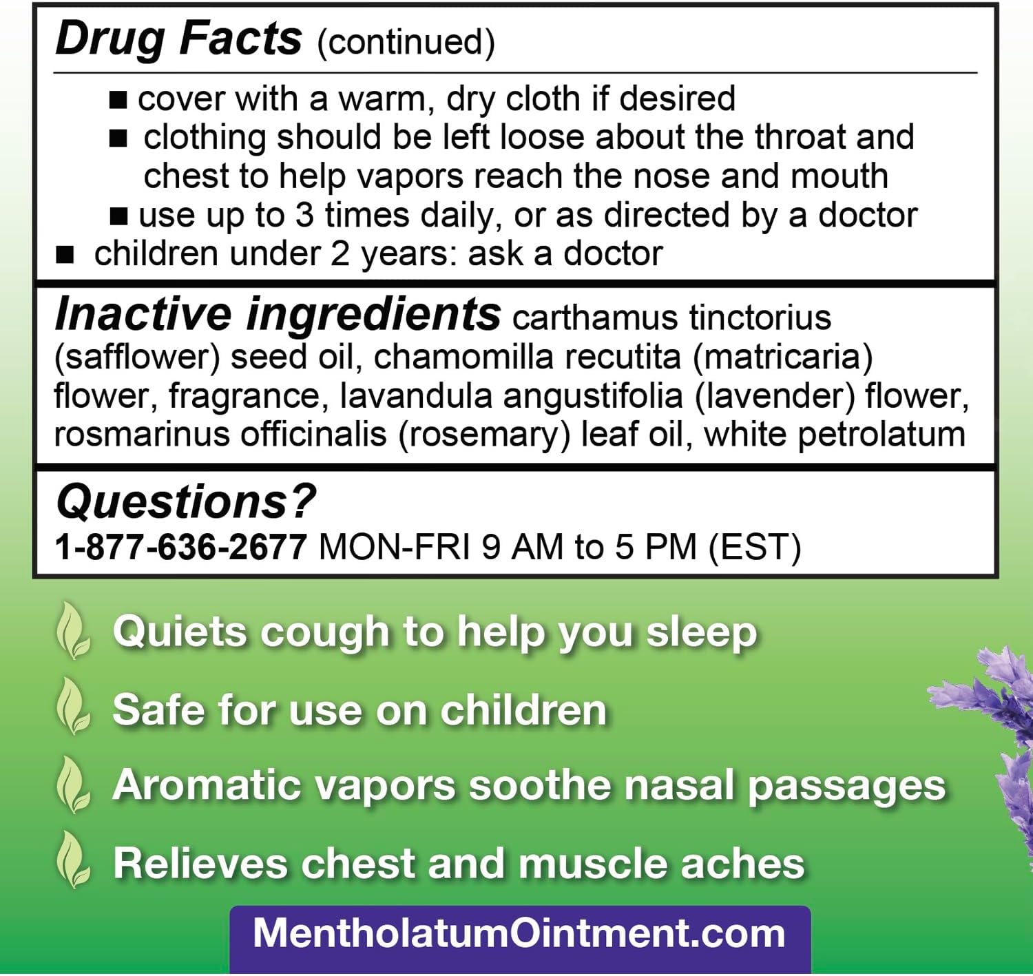 maximum-strength-mentholatum-nighttime-vaporizing-rub-with-lavender-scent---176-oz---soothing-topical-chest-rub-and-analgesic-ointment-for-cold-and-cough-relief-10