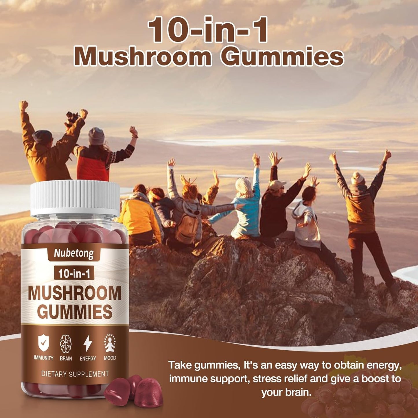 premium-mushroom-gummies-for-adults---10x-mushroom-supplement-with-lions-mane-reishi-chaga-turkey-tail---brain-booster-immune-support-stress-relief-focus---2-pack-7