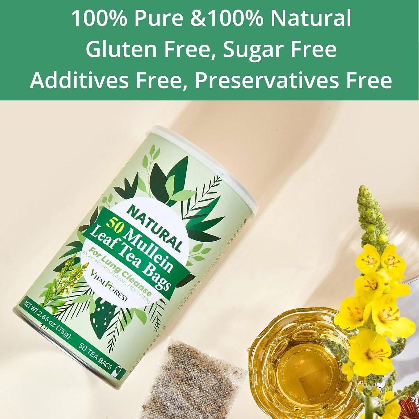 vitalforest-100-pure-mullein-tea-bags---lung-detox-cleanse-respiratory-support---caffeine-free-herbal-tea-for-smokers---50-leaves-7