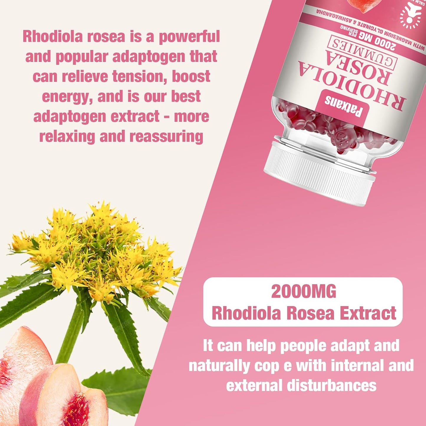 2-pack-patxans-sugar-free-rhodiola-rosea-gummies---2000mg-rhodiola-supplement-for-endurance-mood-stress-sleep-fatigue-relief---non-gmo-vegetarian-chews-120-tablets-3