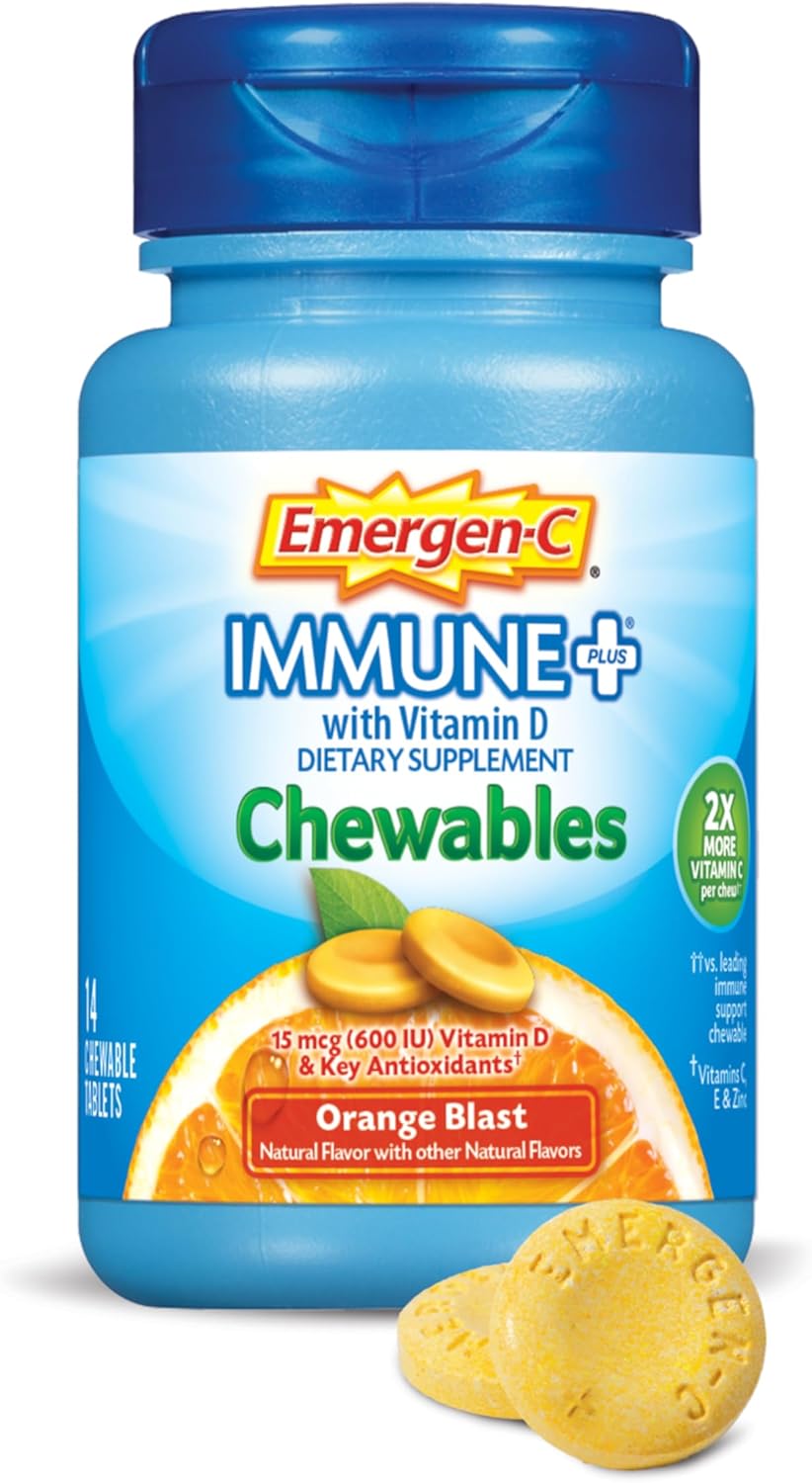 emergen-c-immune-chewable-tablets---1000mg-vitamin-c-with-vitamin-d---orange-blast-flavor---14-count-pack-for-immune-support-7