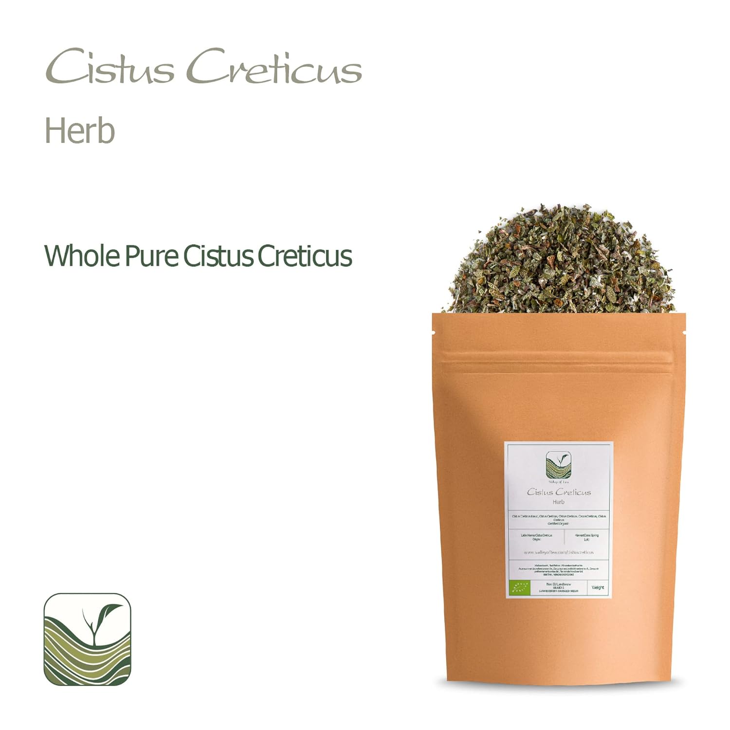 Organic Valley of Tea Cistus Creticus: Premium Creticus Rock Rose - Espot.com.au