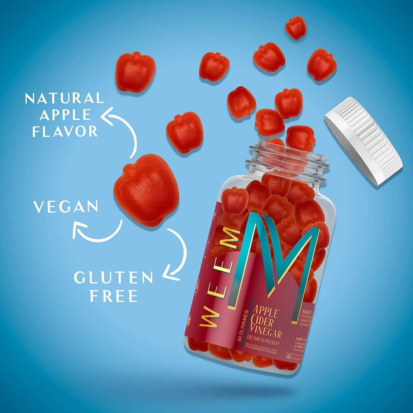 premium-apple-cider-vinegar-gummies-with-folic-acid-and-vitamin-b12---vegan-detox-weight-support-supplement-for-men-and-women---gluten-free-natural---digestion-aid-5