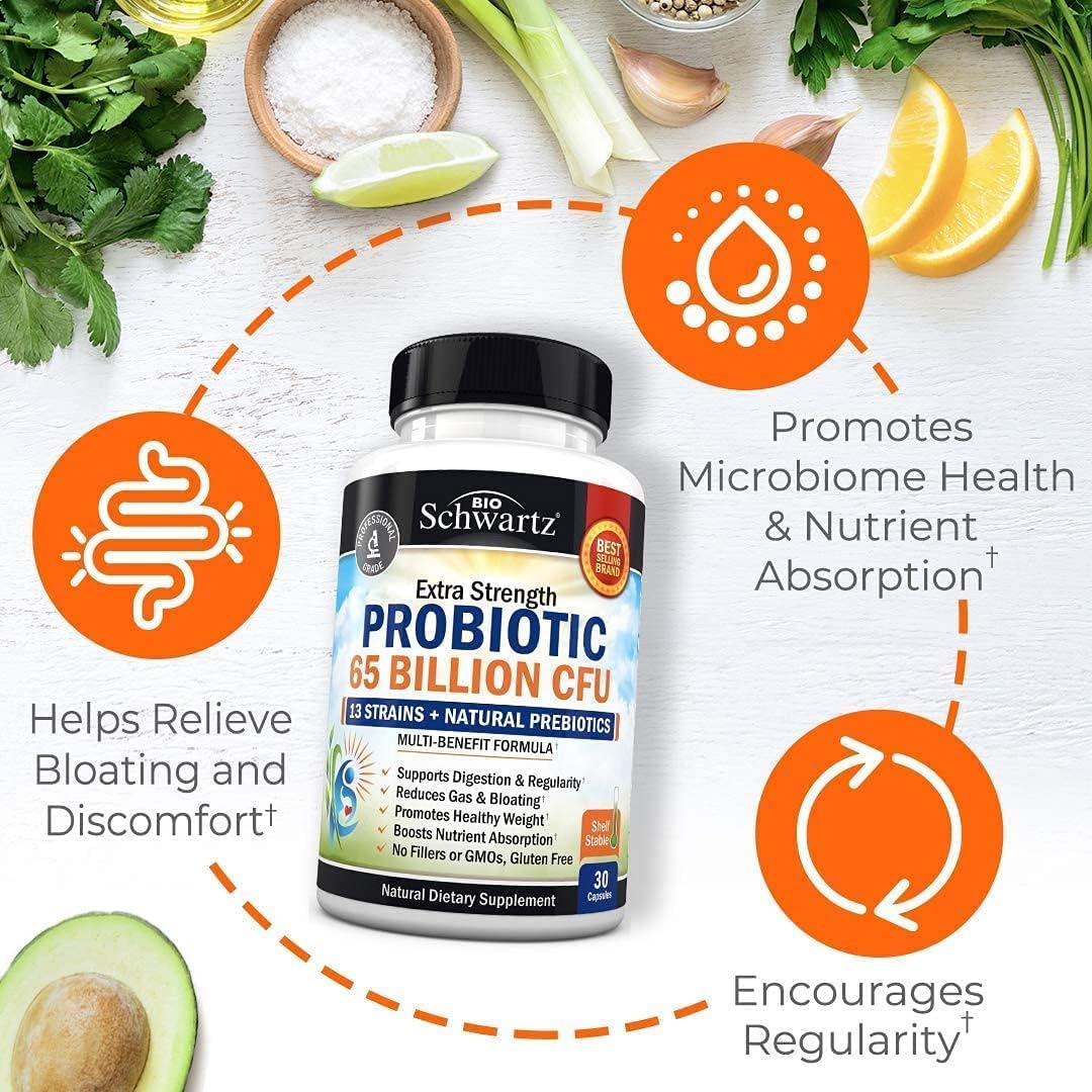 bioschwartz-65-billion-cfu-probiotic-prebiotic-bundle---advanced-gut-health-support-2-month-supply-5