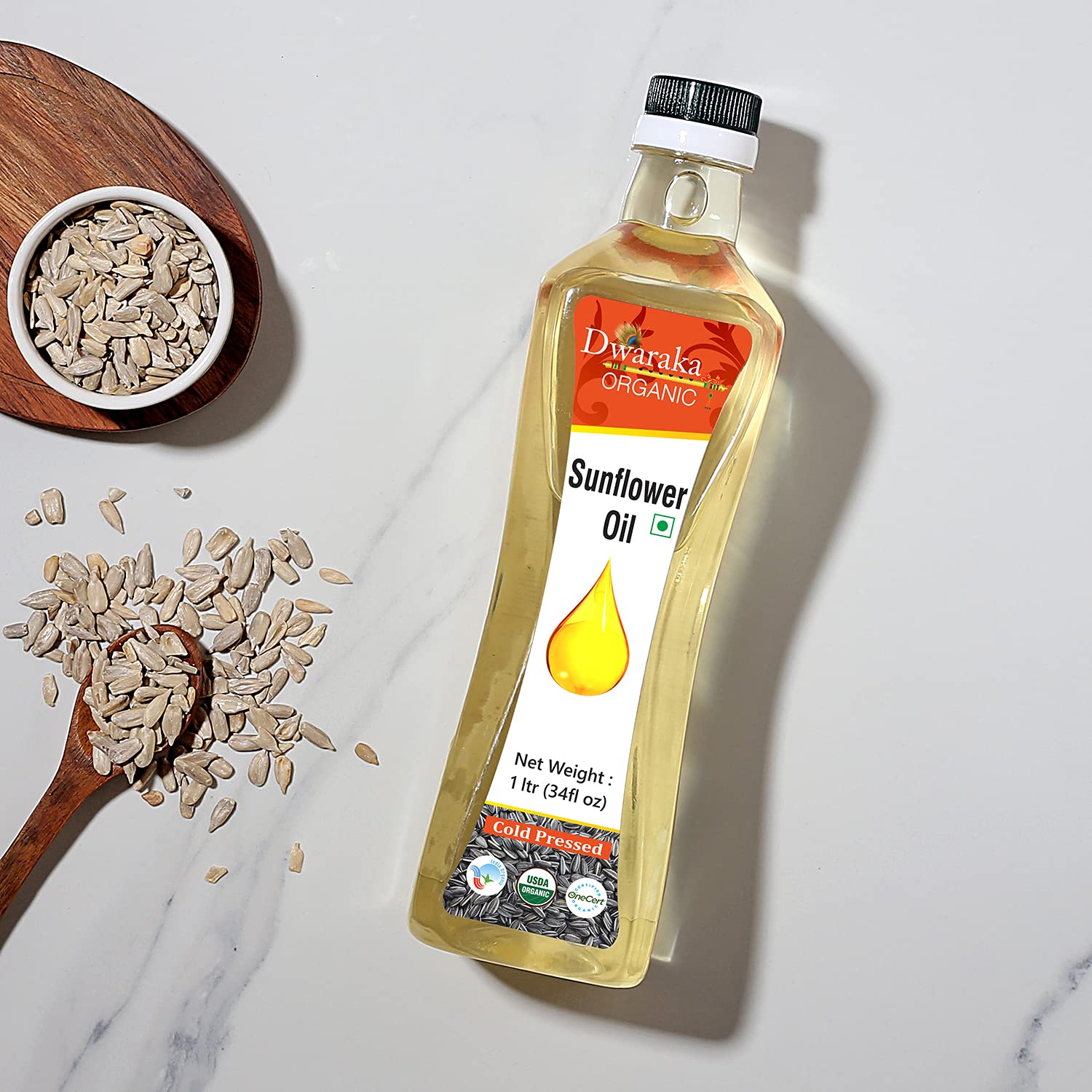 organic-cold-pressed-sunflower-oil---1l-33-fl-oz-healthy-non-gmo-all-natural---dwaraka-organic-3