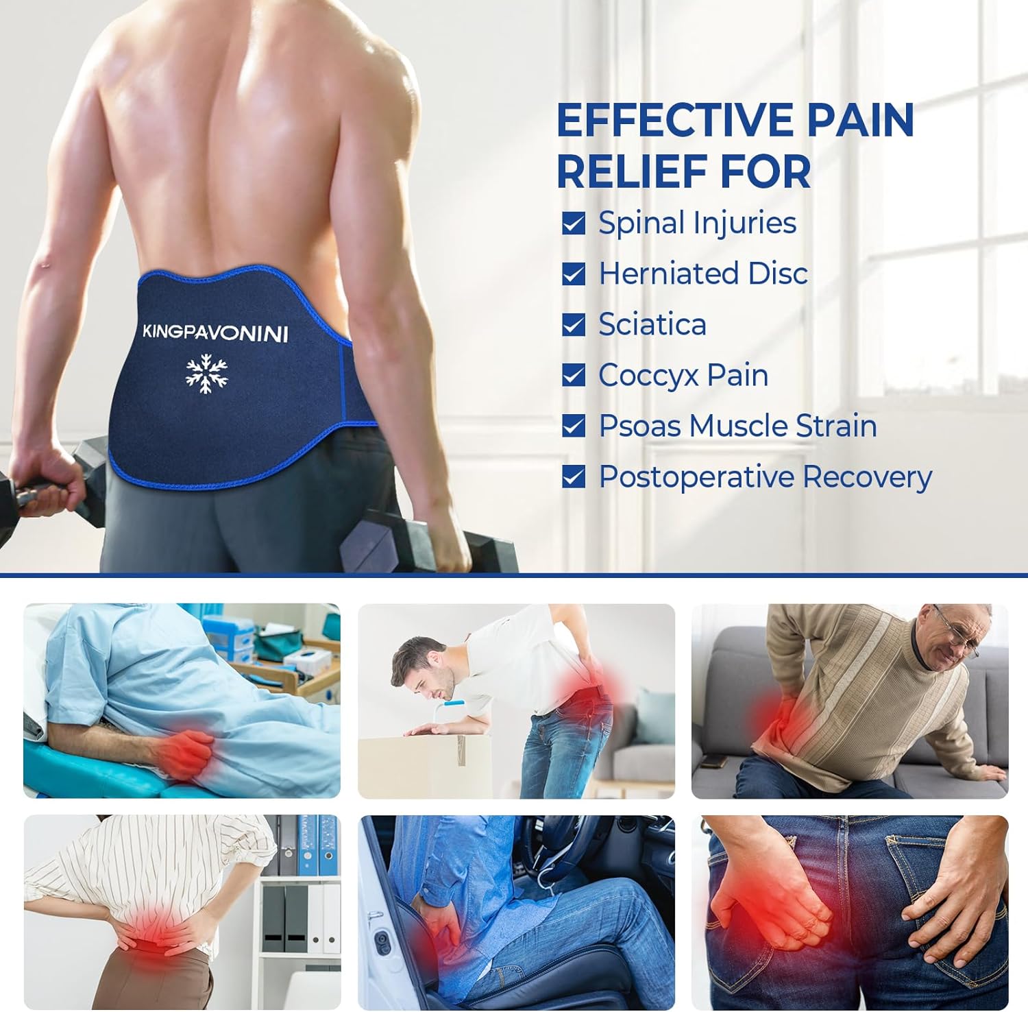 kingpavonini-extra-large-ice-pack-with-extension-strap---2-pack-for-back-pain-relief-reusable-gel-wrap-for-lumbar-surgery-sciatica-herniated-disc-coccyx-pain---coldhot-therapy-6