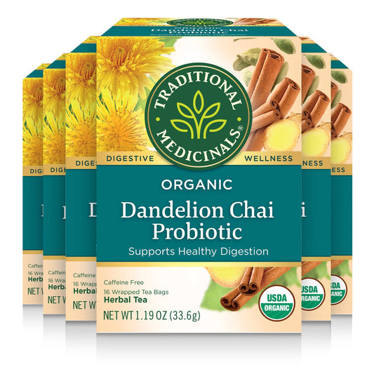 organic-dandelion-chai-probiotic-tea-by-traditional-medicinals---96-tea-bags-6-pack-for-healthy-digestion-support-1