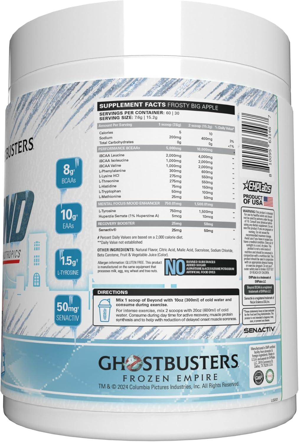 ehp-labs-x-ghostbusters-beyond-bcaa-powder---sugar-free-amino-acids-supplement-for-muscle-recovery---post-workout-eaa-powder---big-apple-flavor---60-servings-7
