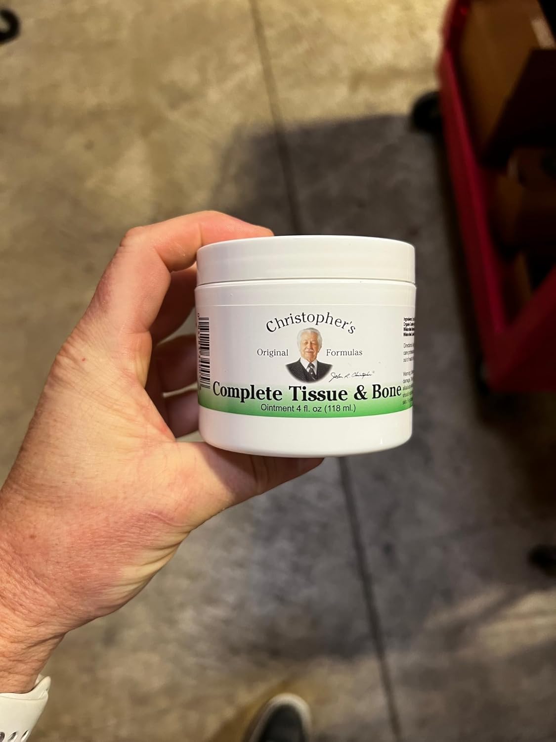 Complete Tissue and Bone Ointment by Dr. Christopher's Formula - 4 Ounce Jar - Espot.com.au