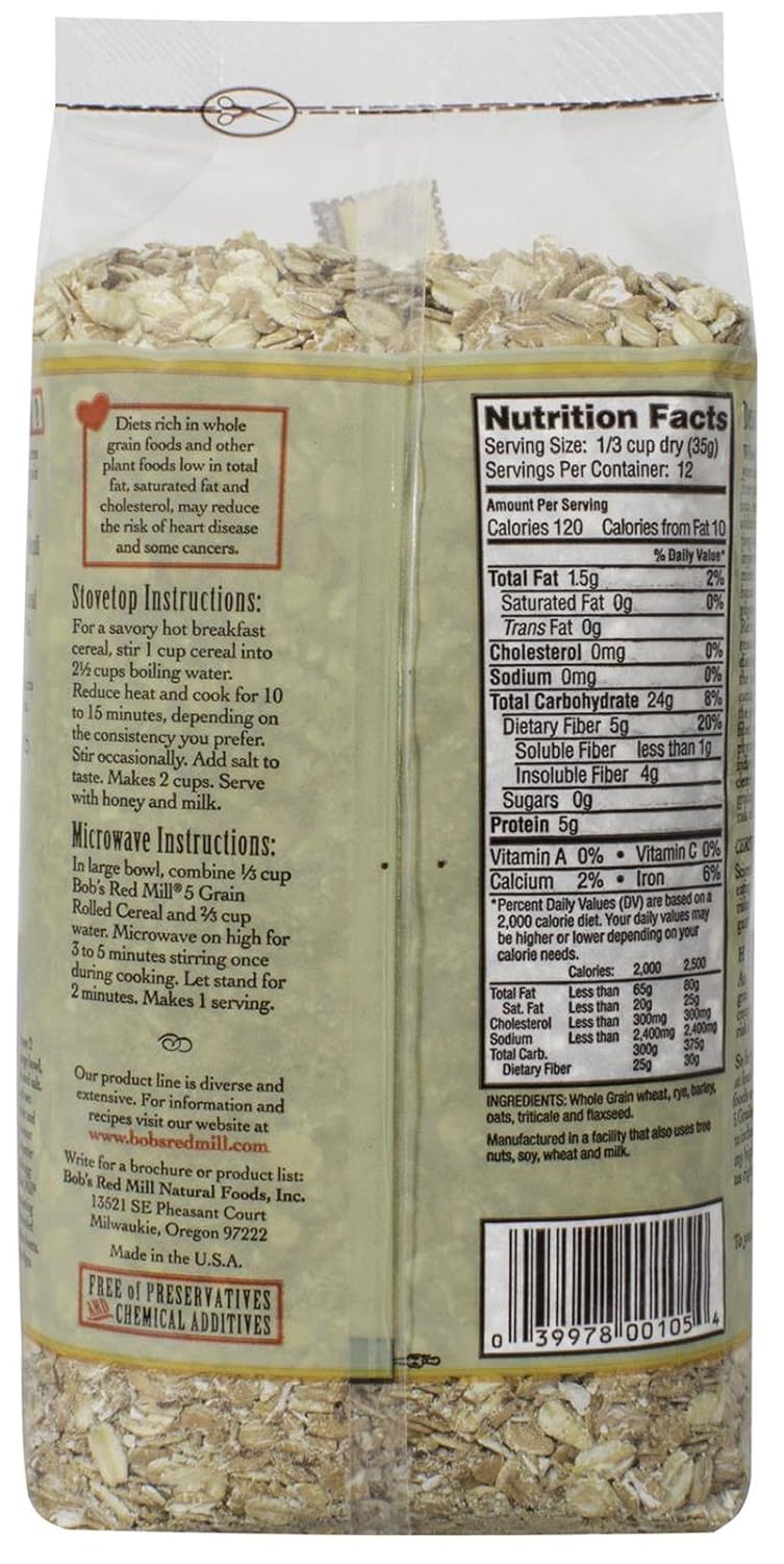 bobs-red-mill-5-grain-rolled-cereal---16-oz---whole-grain-breakfast-cereal-2