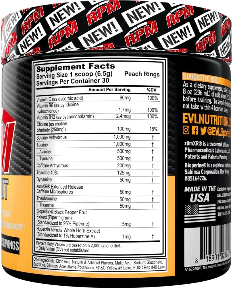 evl-rpm-energy-pre-workout-powder---peach-rings-flavor-for-enhanced-performance---includes-betaine-alanine-caffeine-and-theacrine---boost-energy-and-focus-2