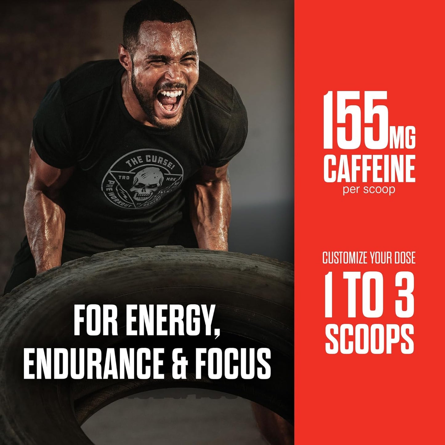 Blue Raspberry Pre Workout Powder by JNX SPORTS - The Curse! 30 Servings | Boost Strength, Energy, and Focus | Caffeine, Beta-Alanine, Creatine, L-Citrulline | Preworkout for Men and Women - Espot.com.au